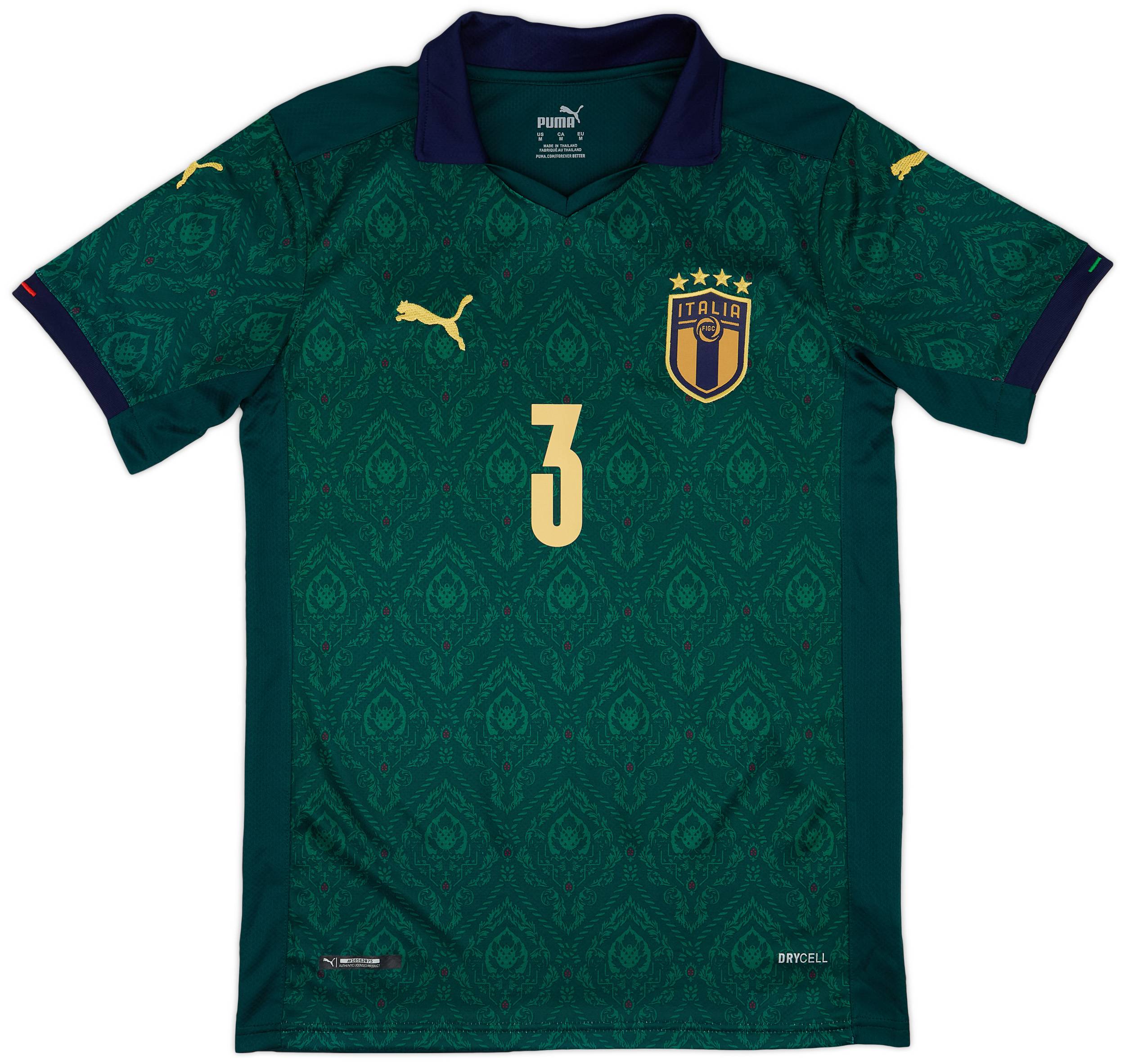 本日限定値下げ！イタリア代表ユニフォーム No.3 CHIELLINI 2022-23 Italy Away Shirt Chiellini #3