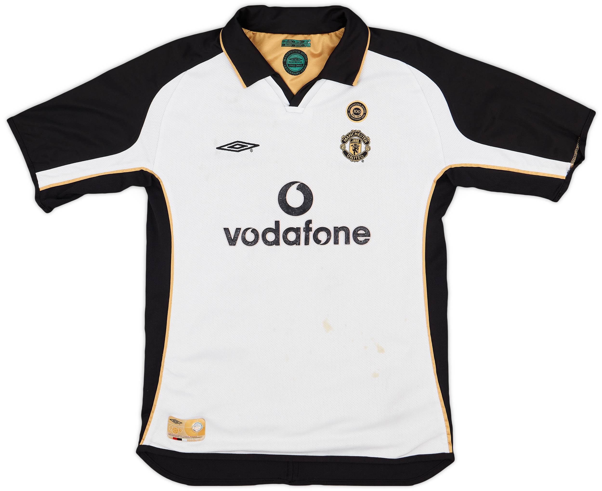 2001-02 Manchester United Centenary Away/Third Shirt - 5/10 - (L.Boys)