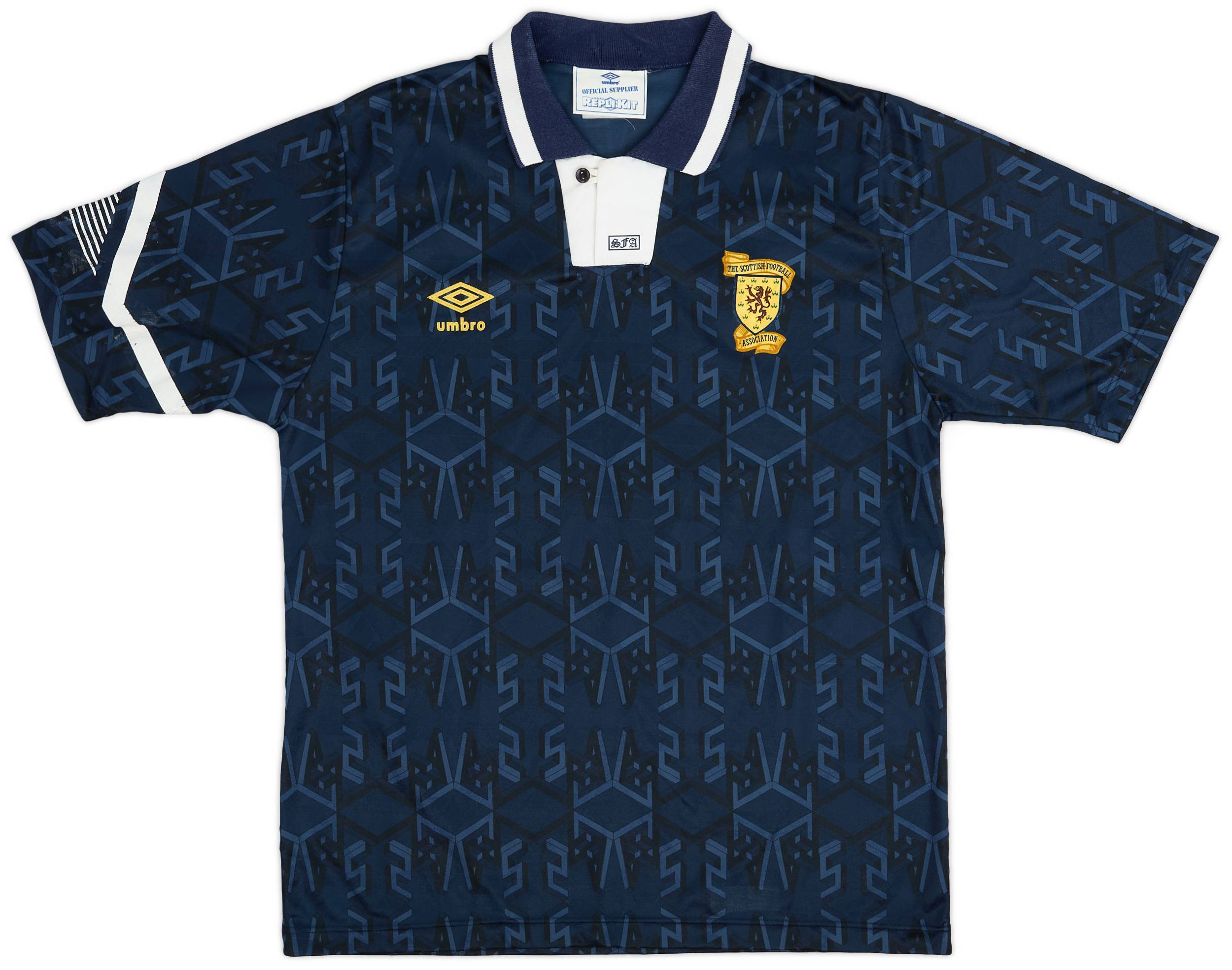 1991-94 Scotland Home Shirt - 7/10 - (L)