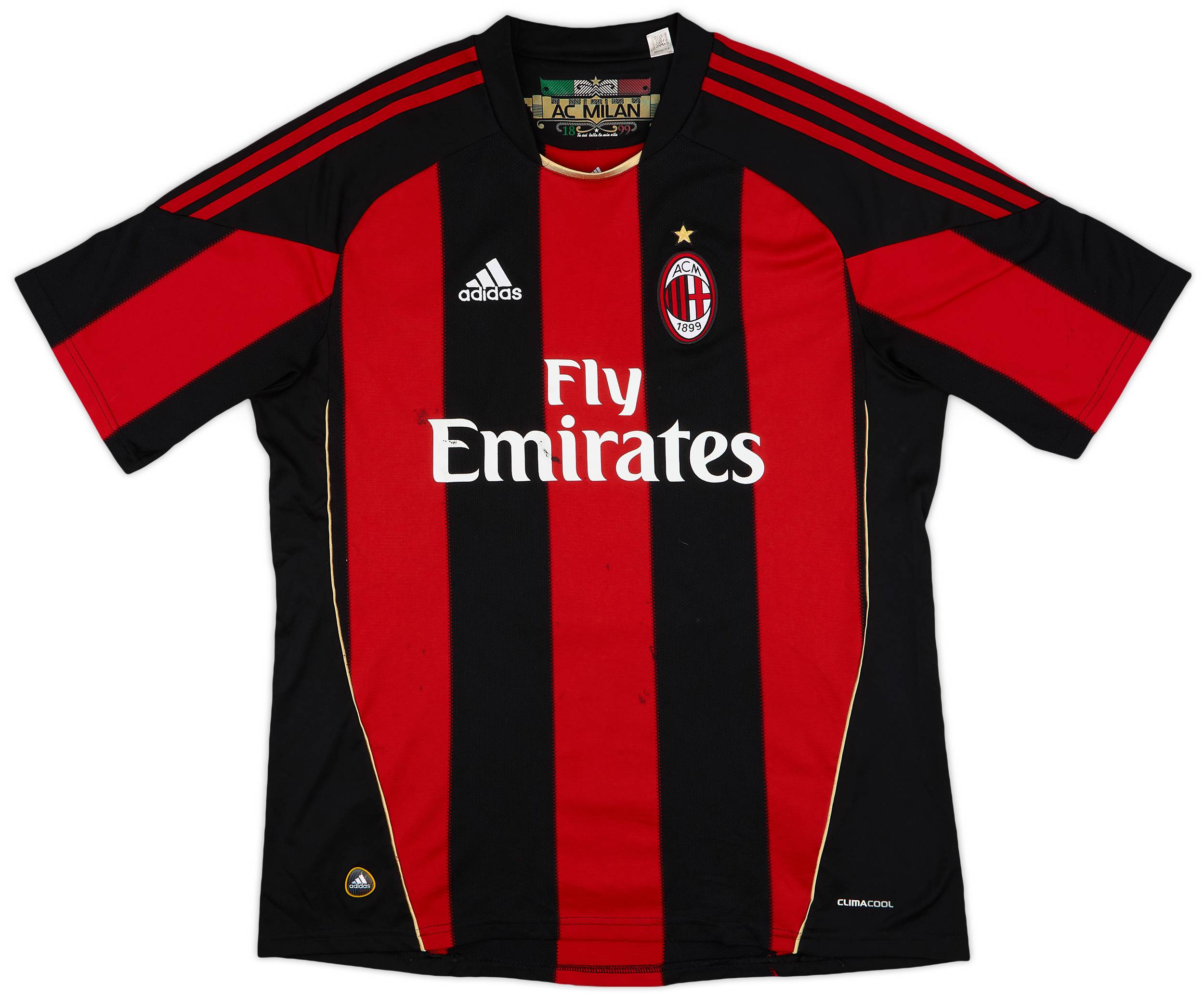2010-11 AC Milan Home Shirt - 5/10 - (L)