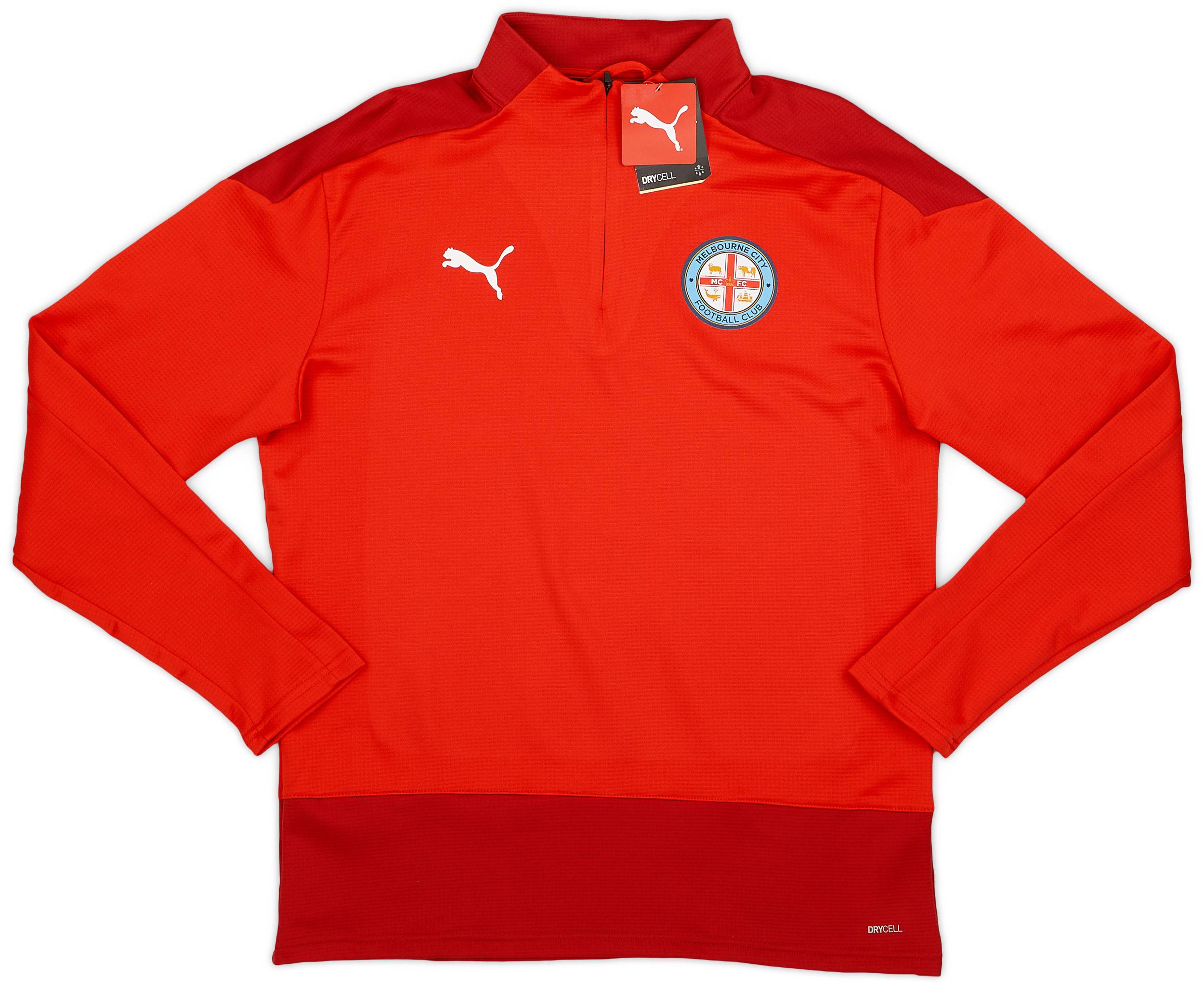 2022-23 Melbourne City Puma 1/4 Zip Training Top (S)