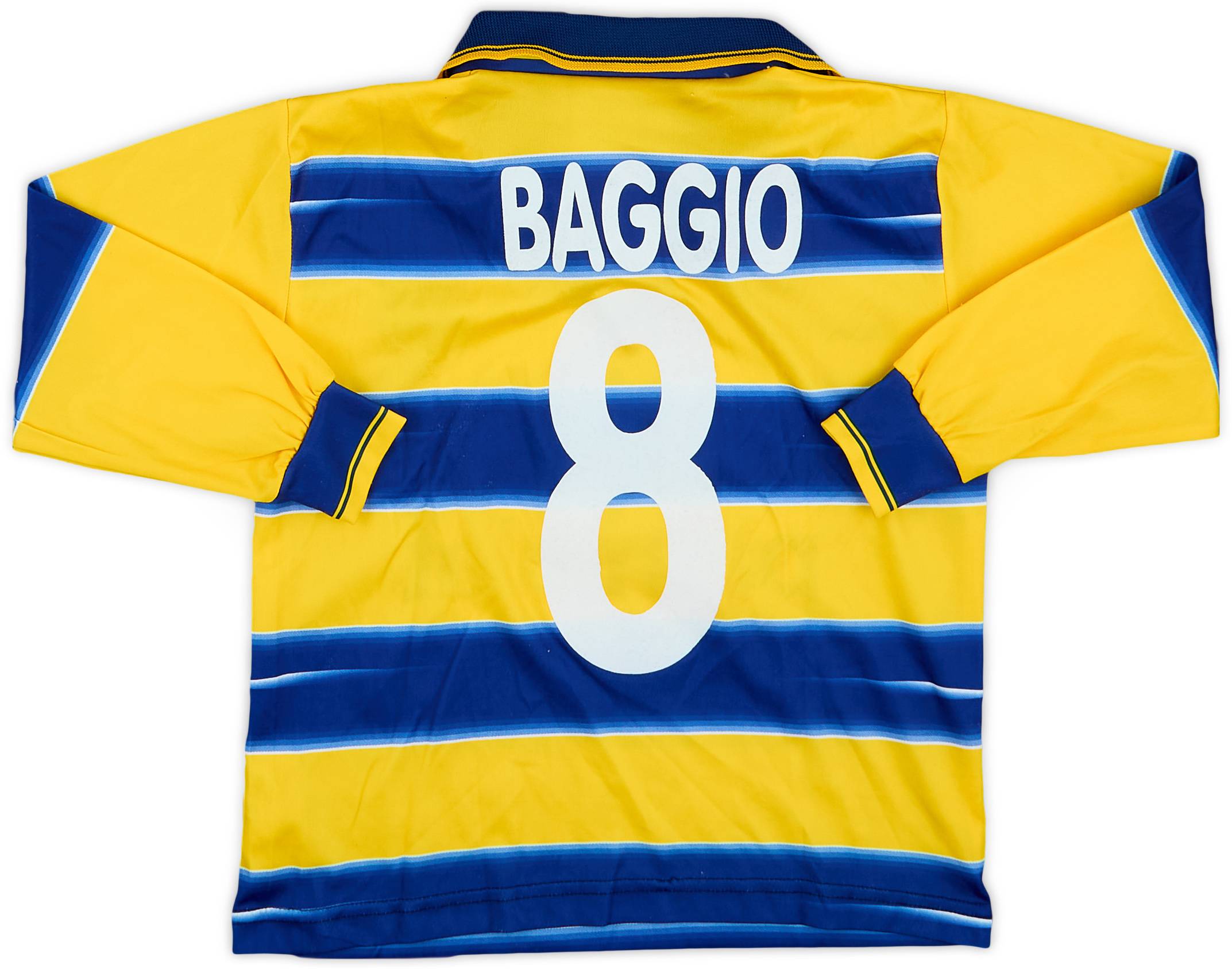 1998-99 Parma Basic Home L/S Shirt Baggio #8 - 8/10 - (5-6 Years)