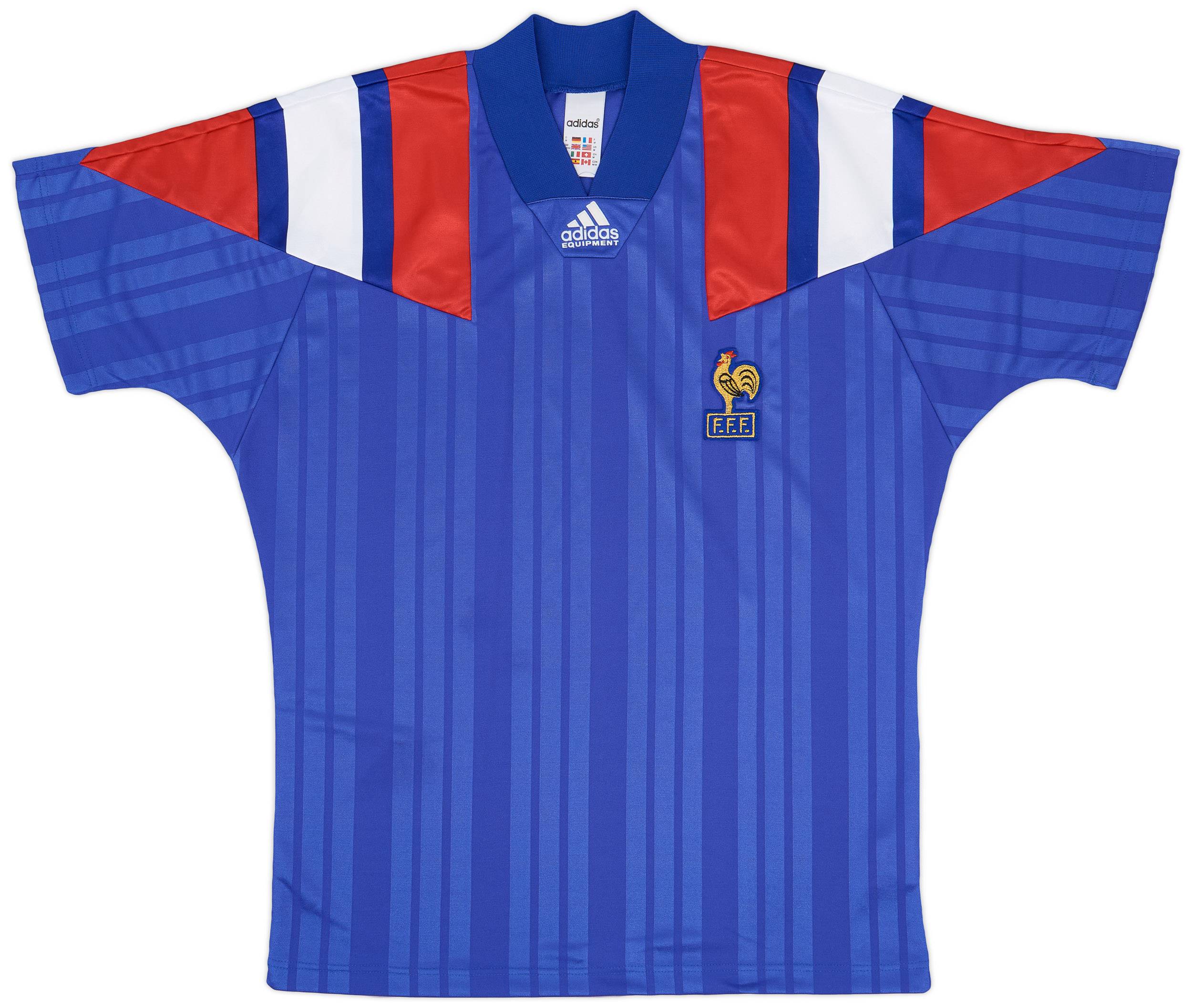1992-94 France Home Shirt - 9/10 - (M/L)