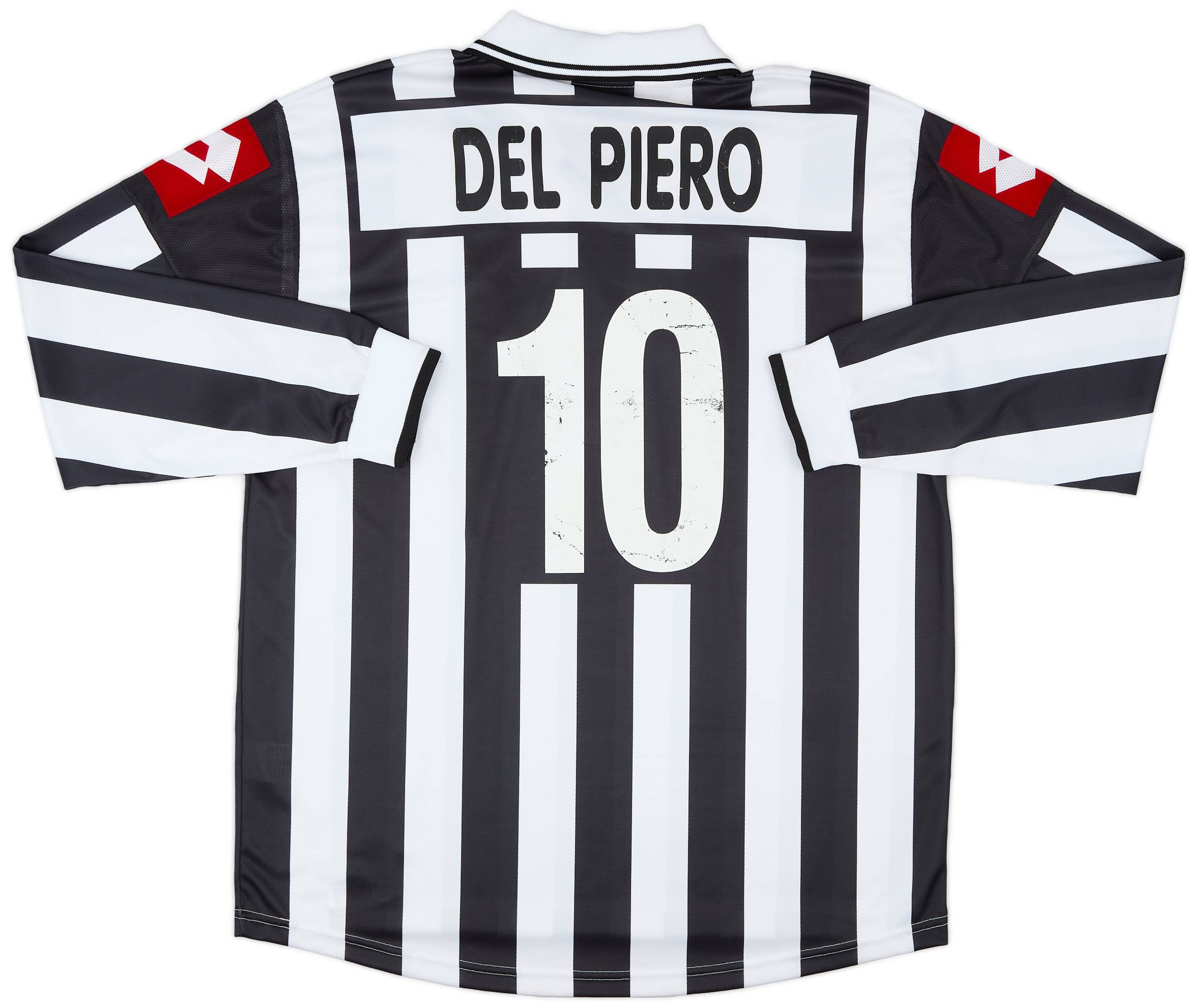 2001-02 Juventus European Home L/S Shirt Del Piero #10 (XXL)