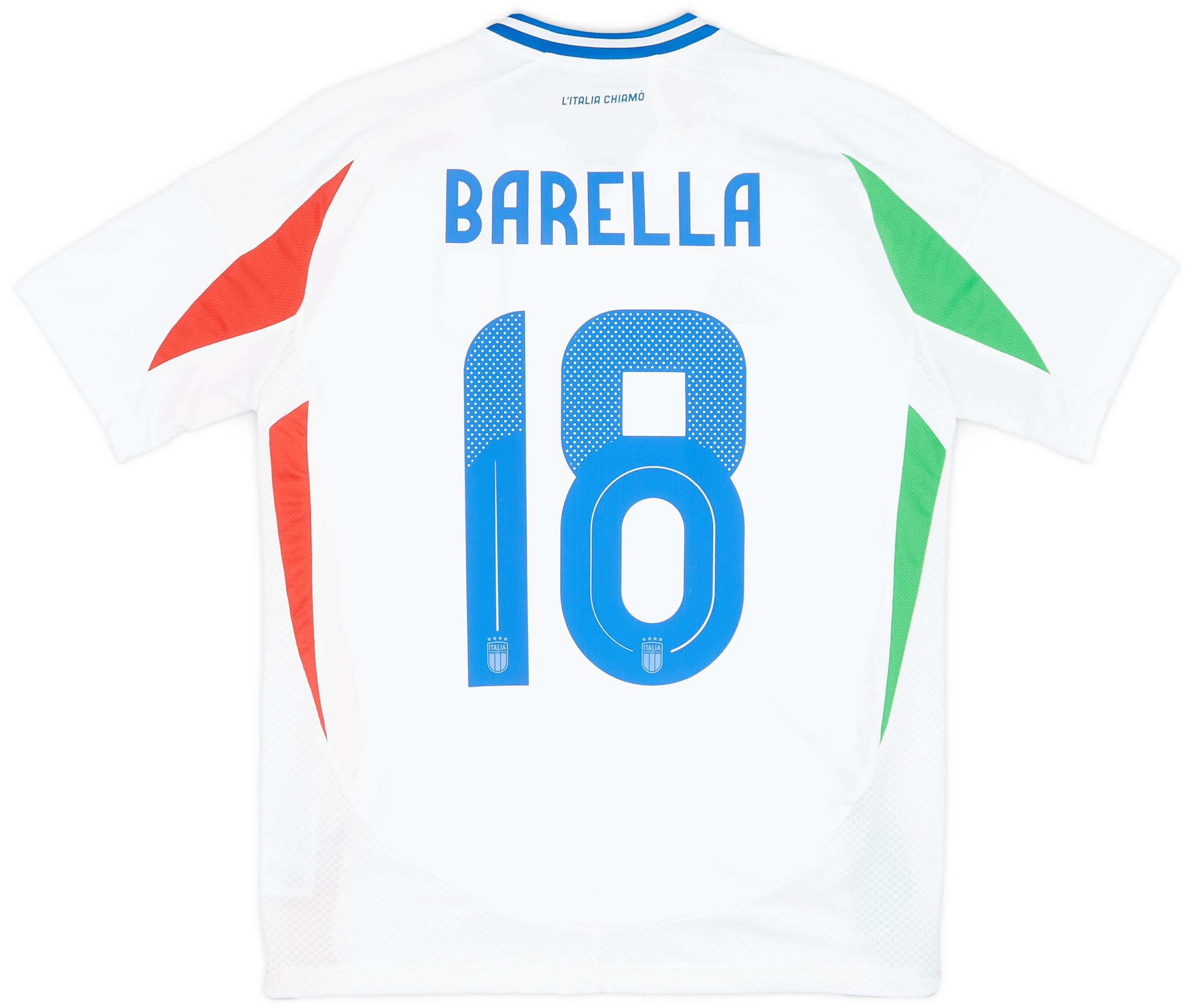 2024-25 Italy Away Shirt Barella #18 (Youths)