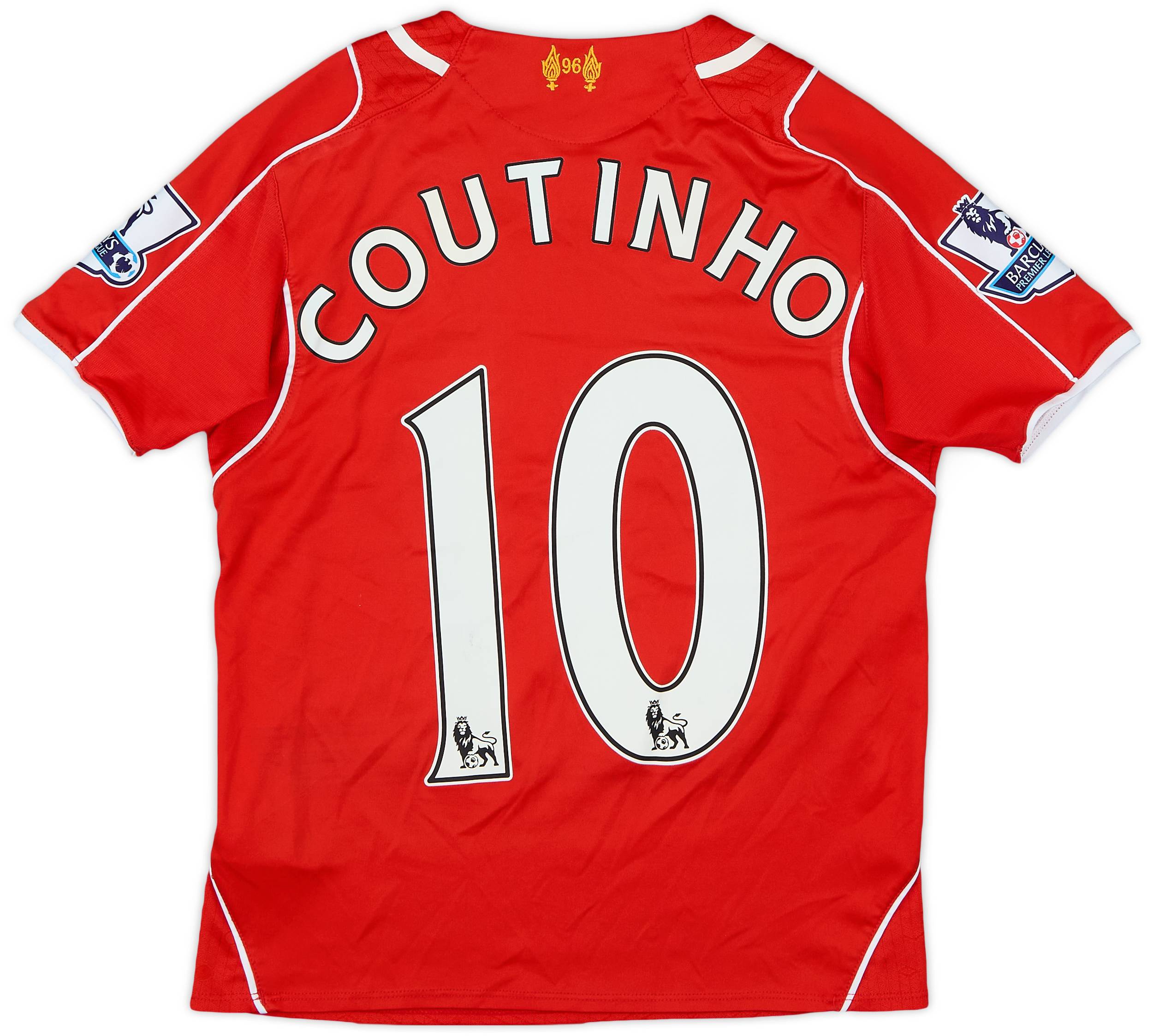 2014-15 Liverpool Home Shirt - 7/10 - (S.Boys)