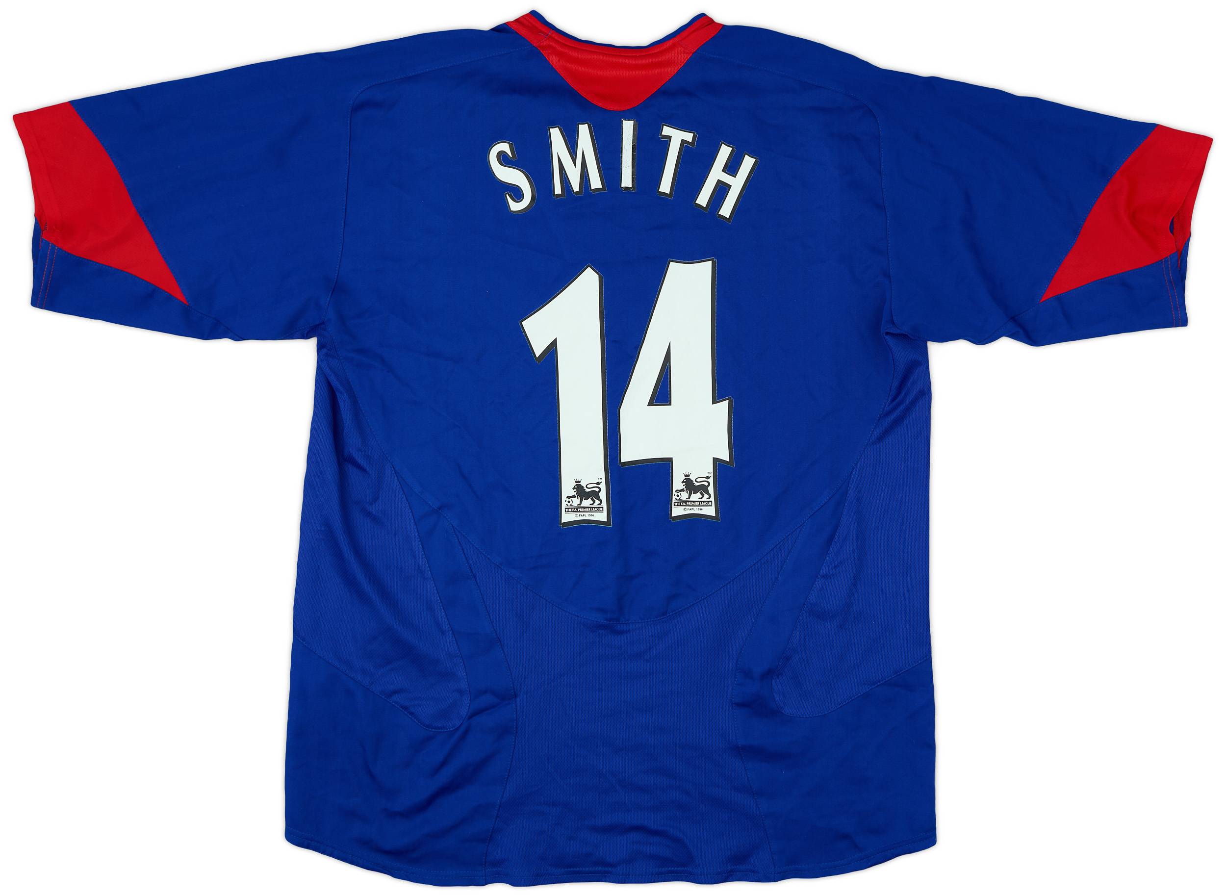 2005-06 Manchester United Away Shirt Smith #14 - 6/10 - (L)