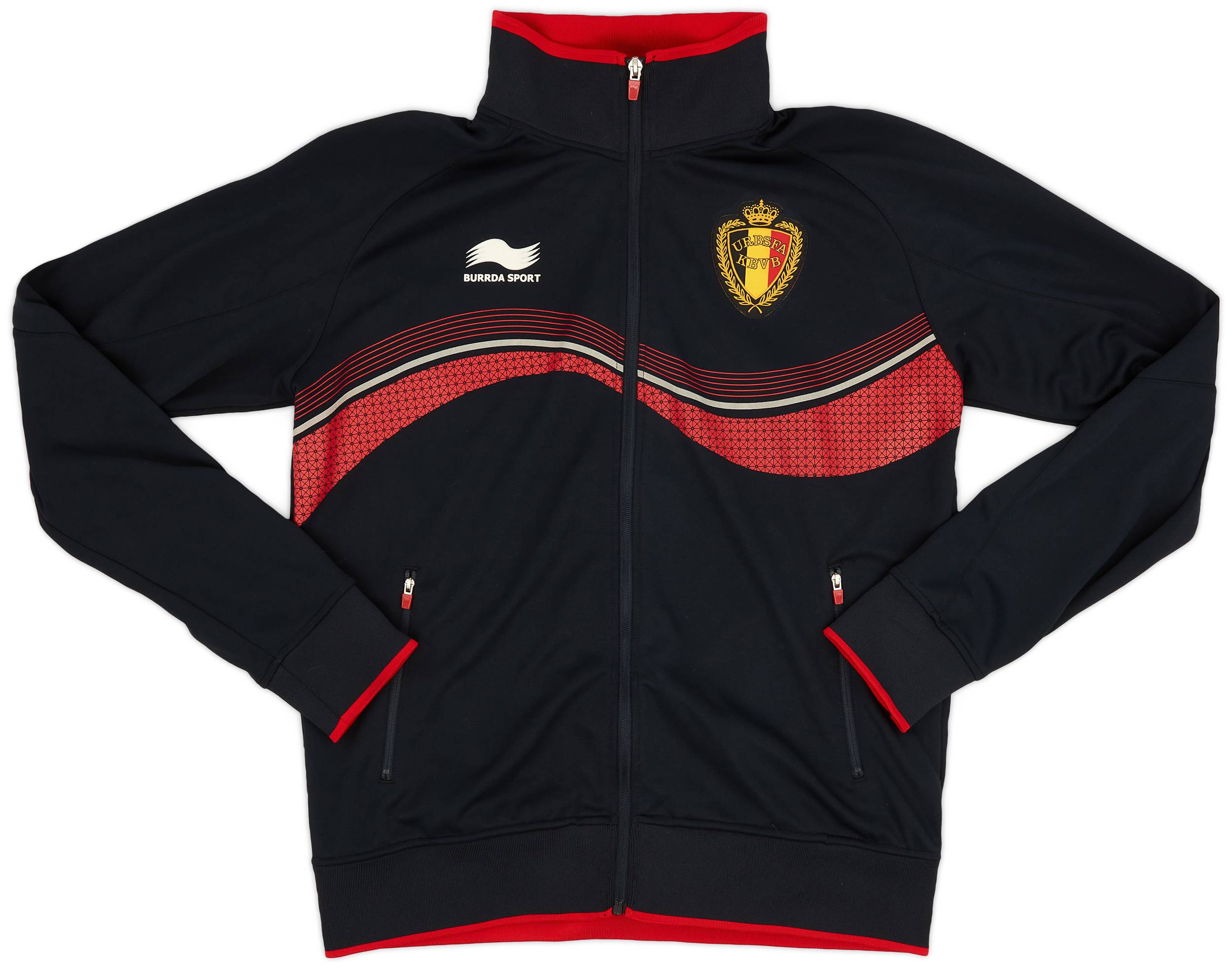 2012-13 Belgium Burrda Track Jacket - 9/10 - (L)