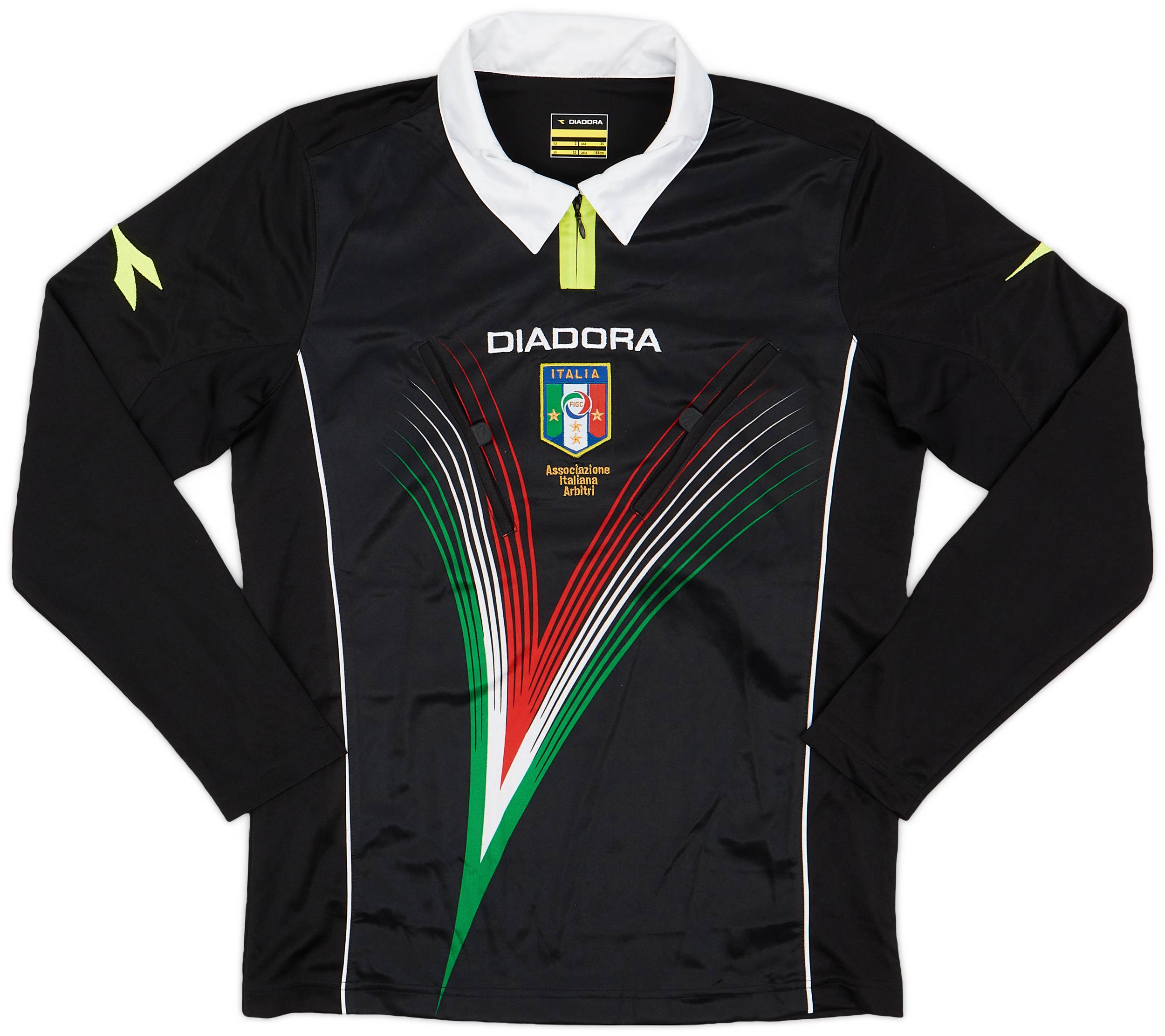2012-13 Italy Diadora Referee L/S Shirt - 10/10 - (XS)