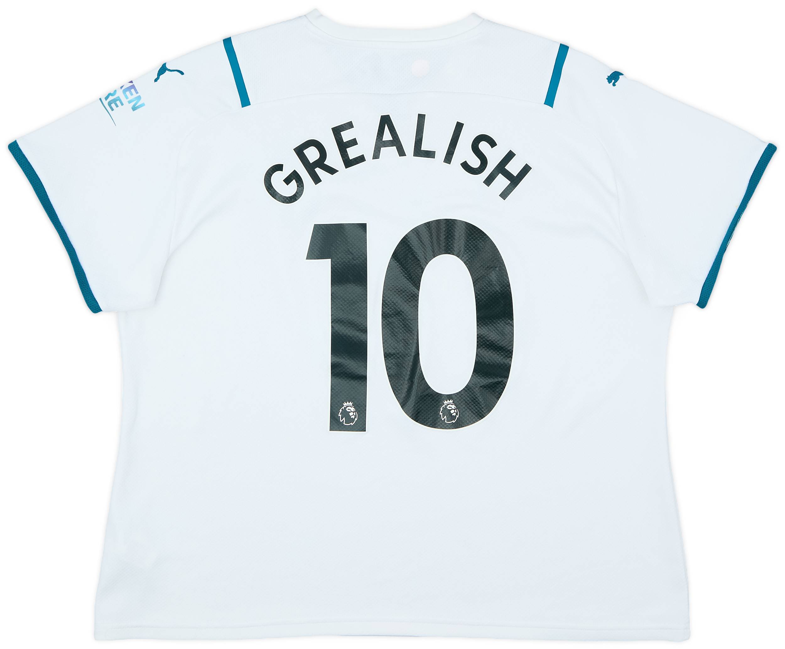 2021-22 Manchester City Away Shirt Grealish #10 - 9/10 - (Women's XXL)