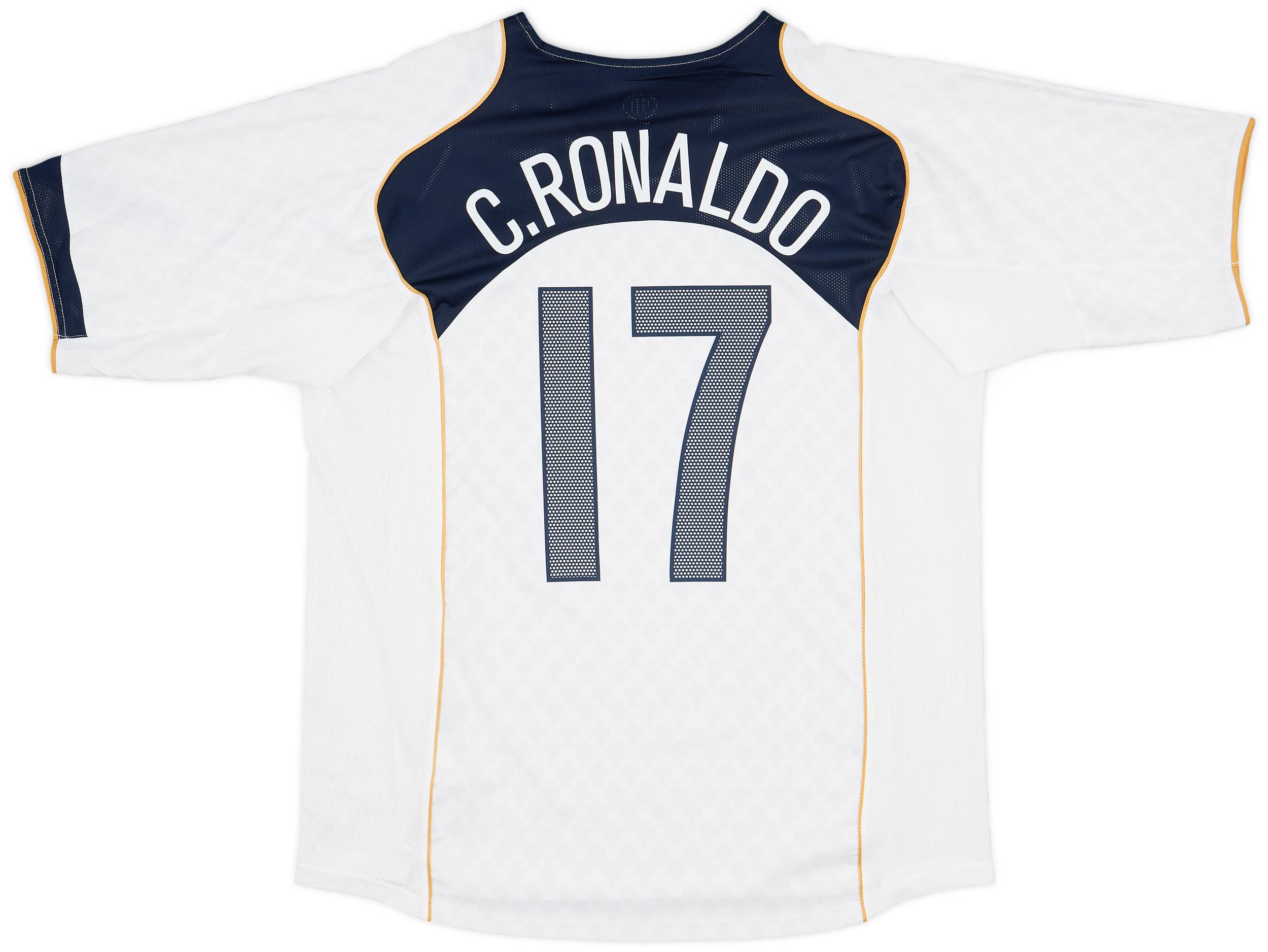 2004-06 Portugal Away Shirt C. Ronaldo #17 - 8/10 - (L)