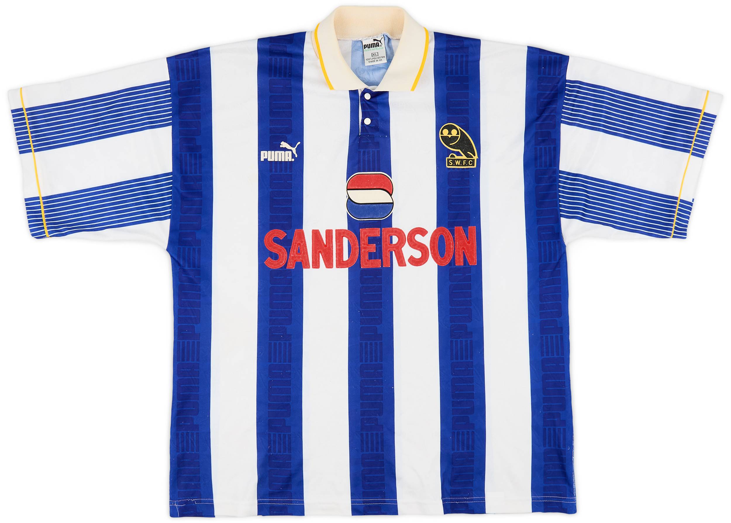1993-95 Sheffield Wednesday Home Shirt - 8/10 - (XL)