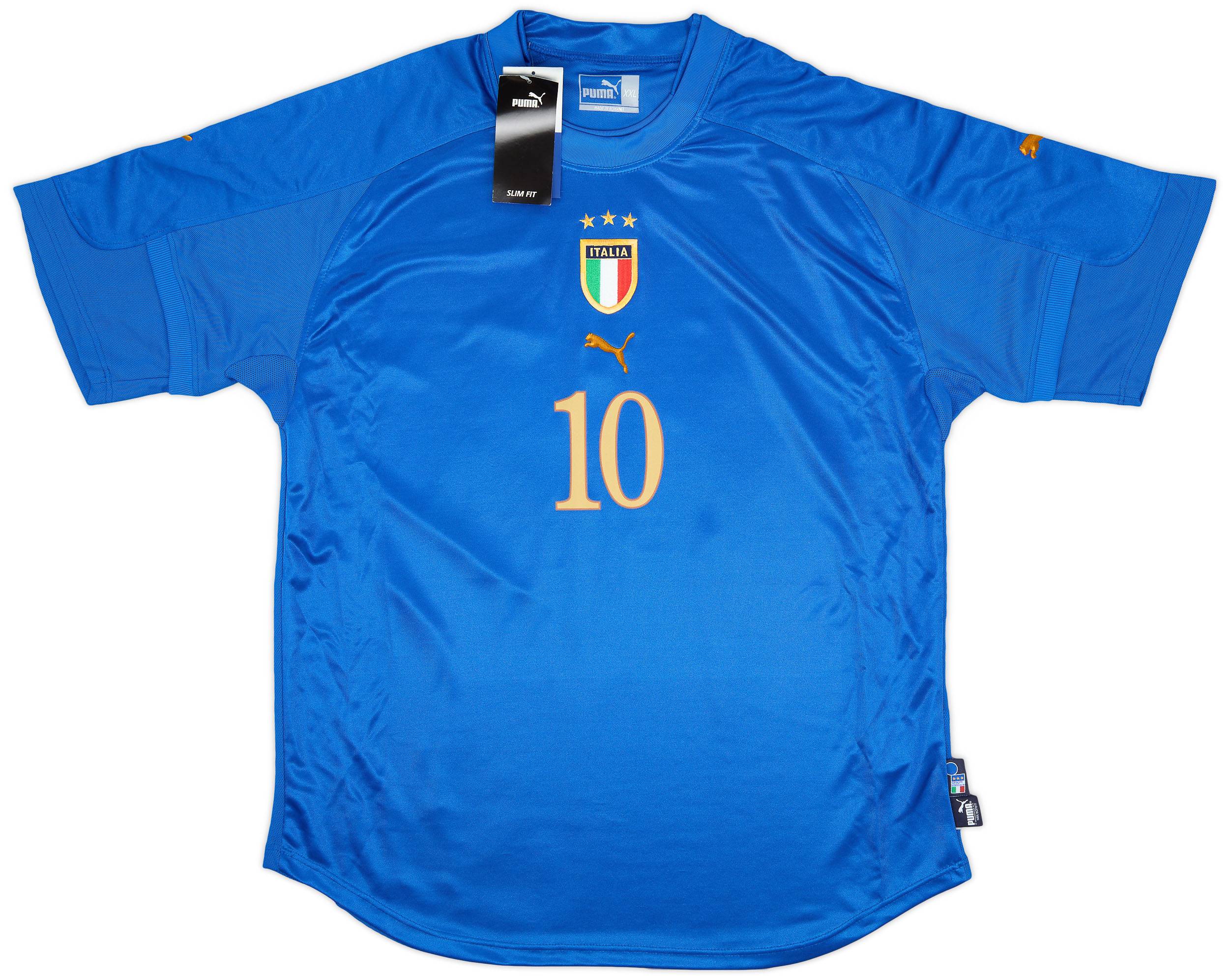 2004-06 Italy Home Shirt R. Baggio #10 (XXL)