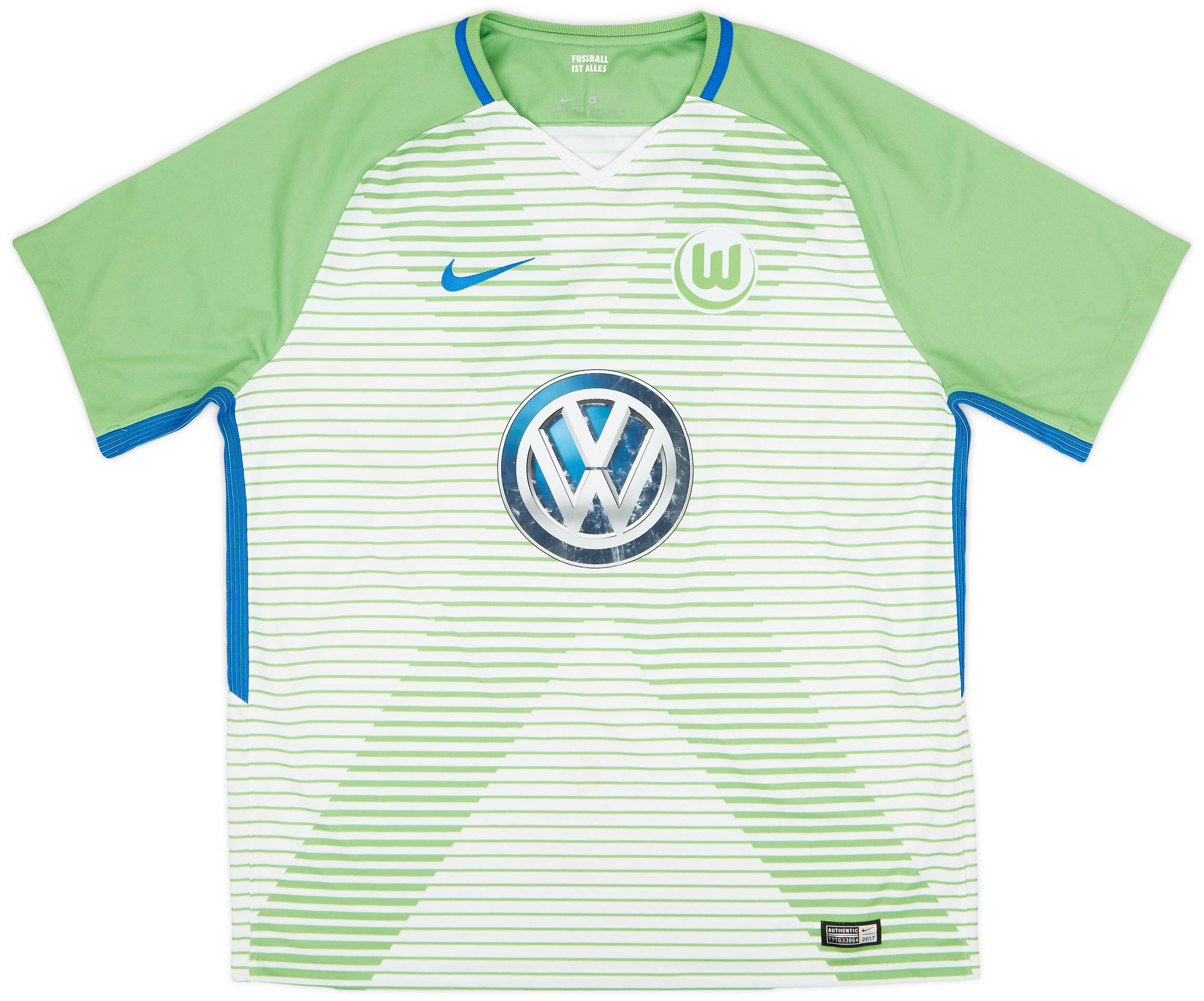 2017-18 Wolfsburg Home Shirt - 7/10 - (XL)