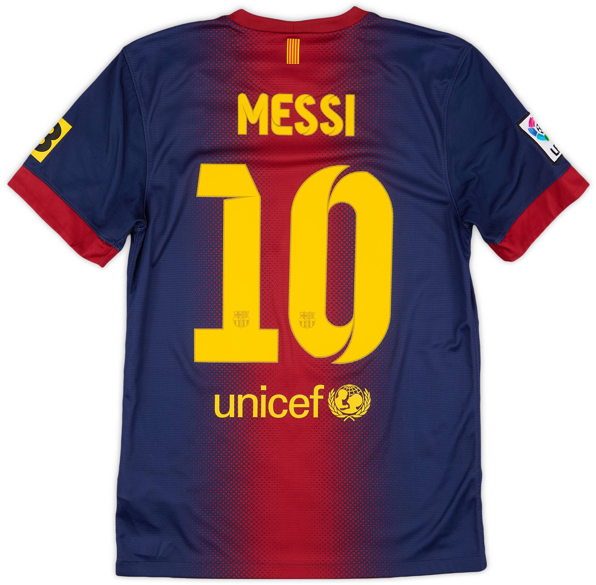 2012-13 Barcelona Home Shirt Messi #10 - 8/10 - (S)