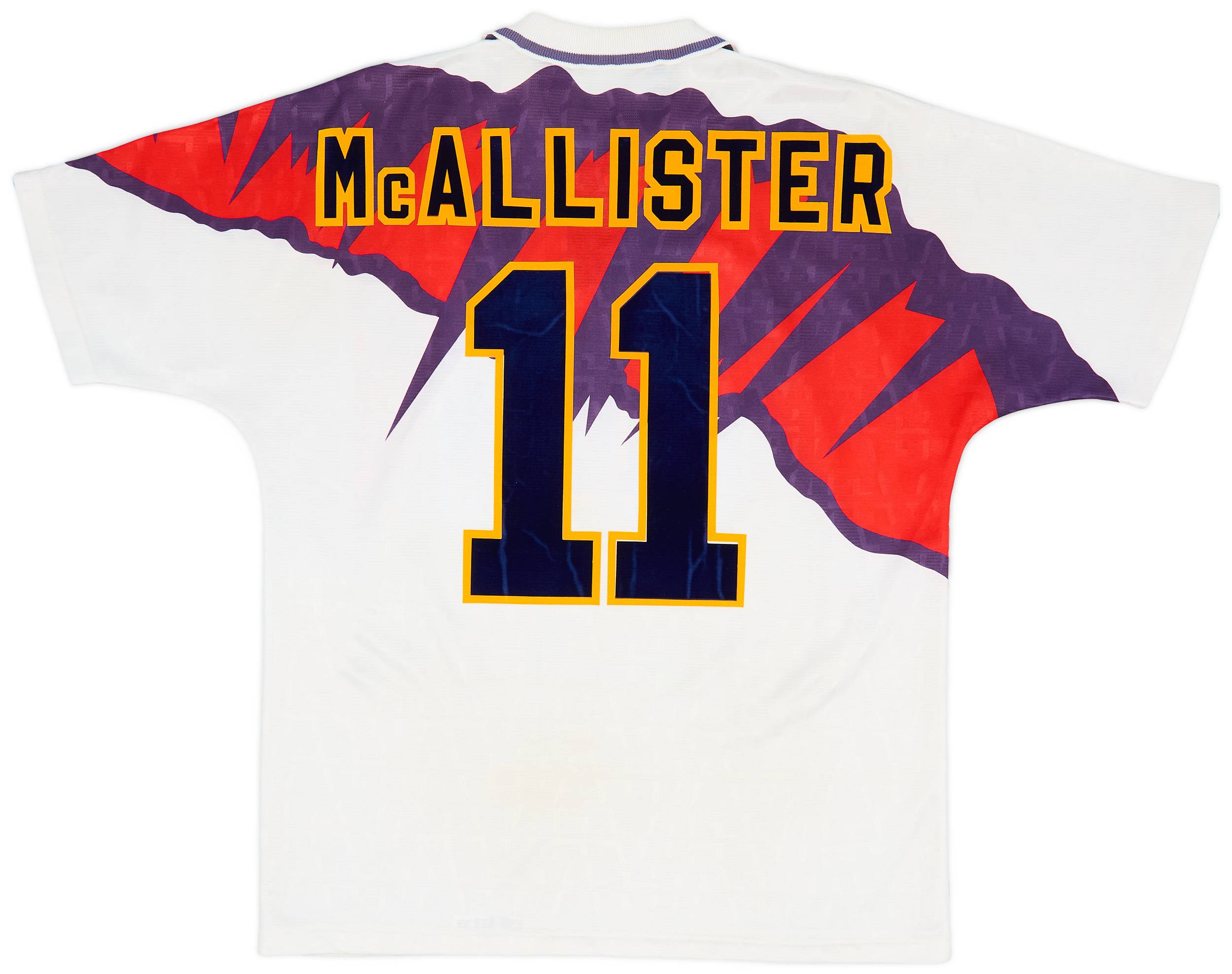 1991-93 Scotland Away Shirt McAllister #11 - 8/10 - (L)