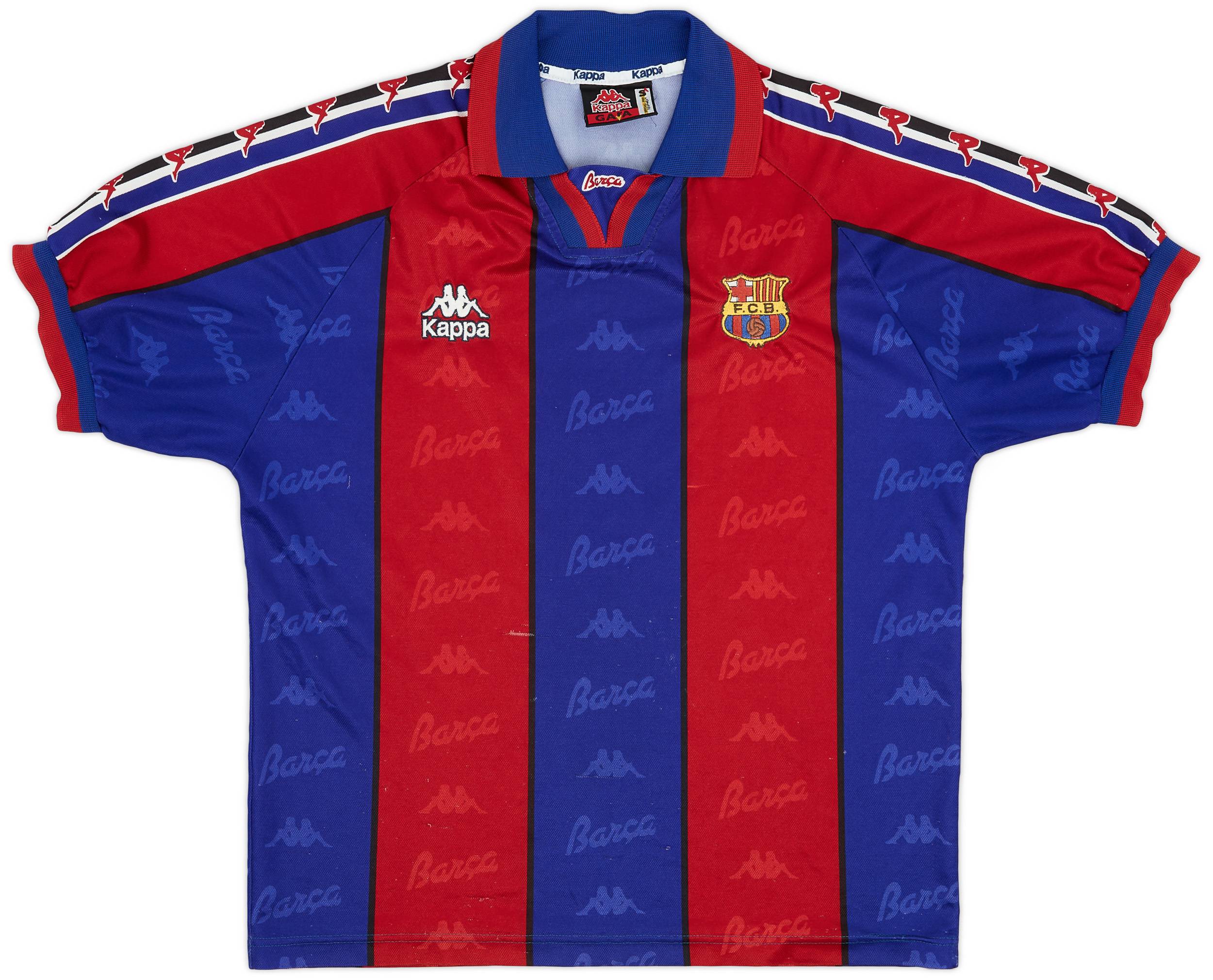 1995-97 Barcelona Home Shirt - 6/10 - (S)