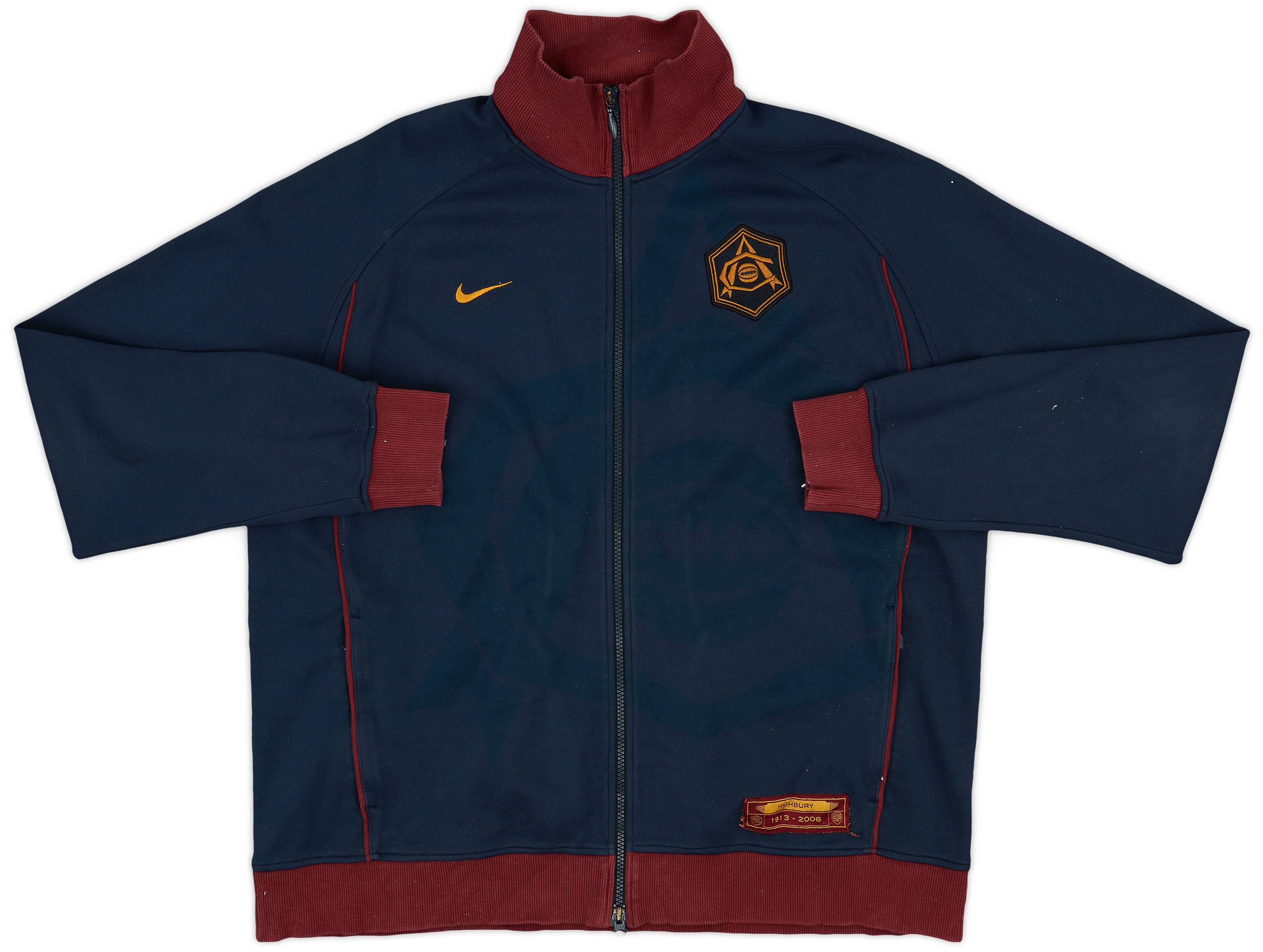 【人気No.1】 2005-06 Arsenal Nike Track Jacket - 7/10 - (XXL) ウェア