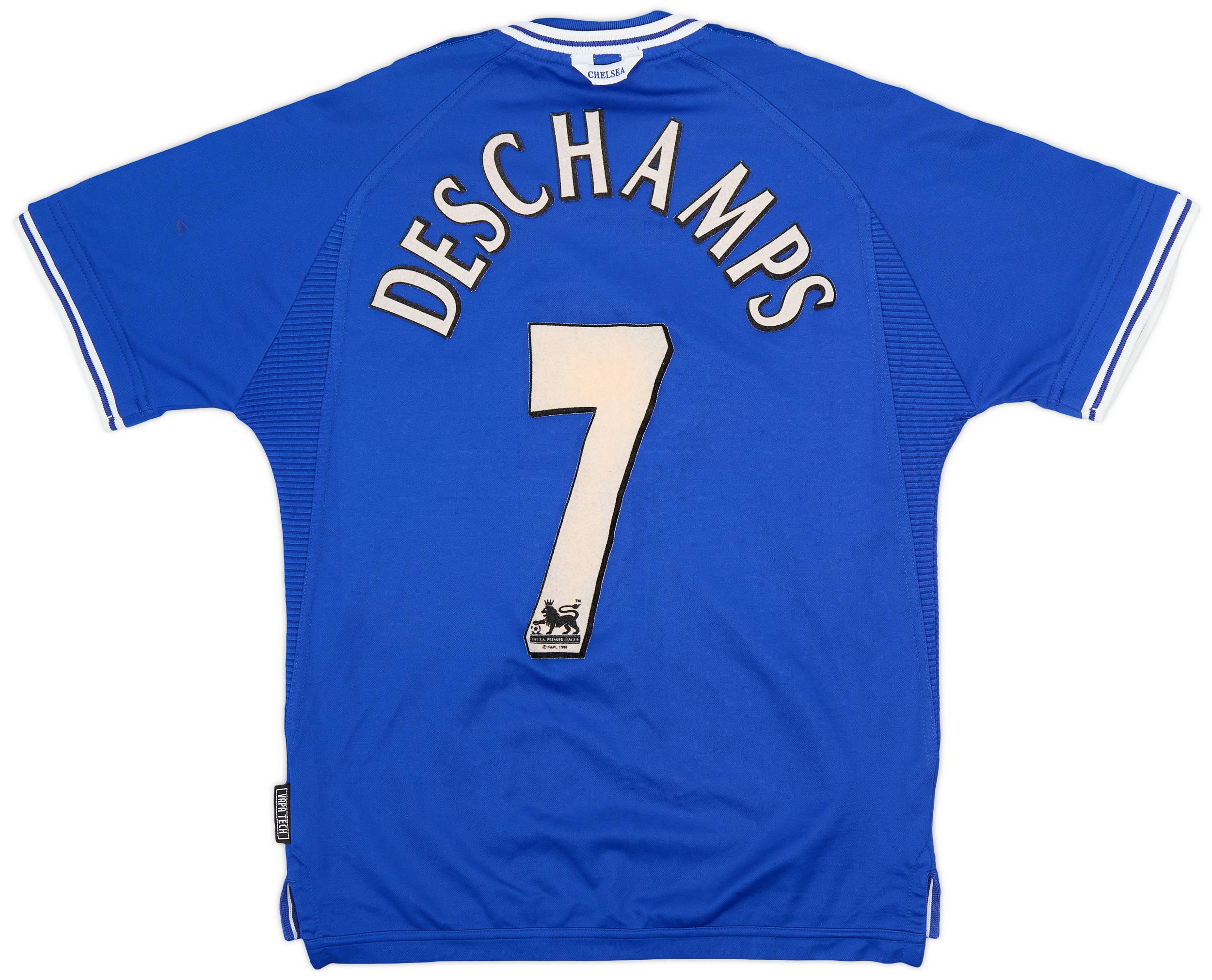 1999-01 Chelsea Home Shirt Deschamps #7 - 8/10 - (L.Boys)