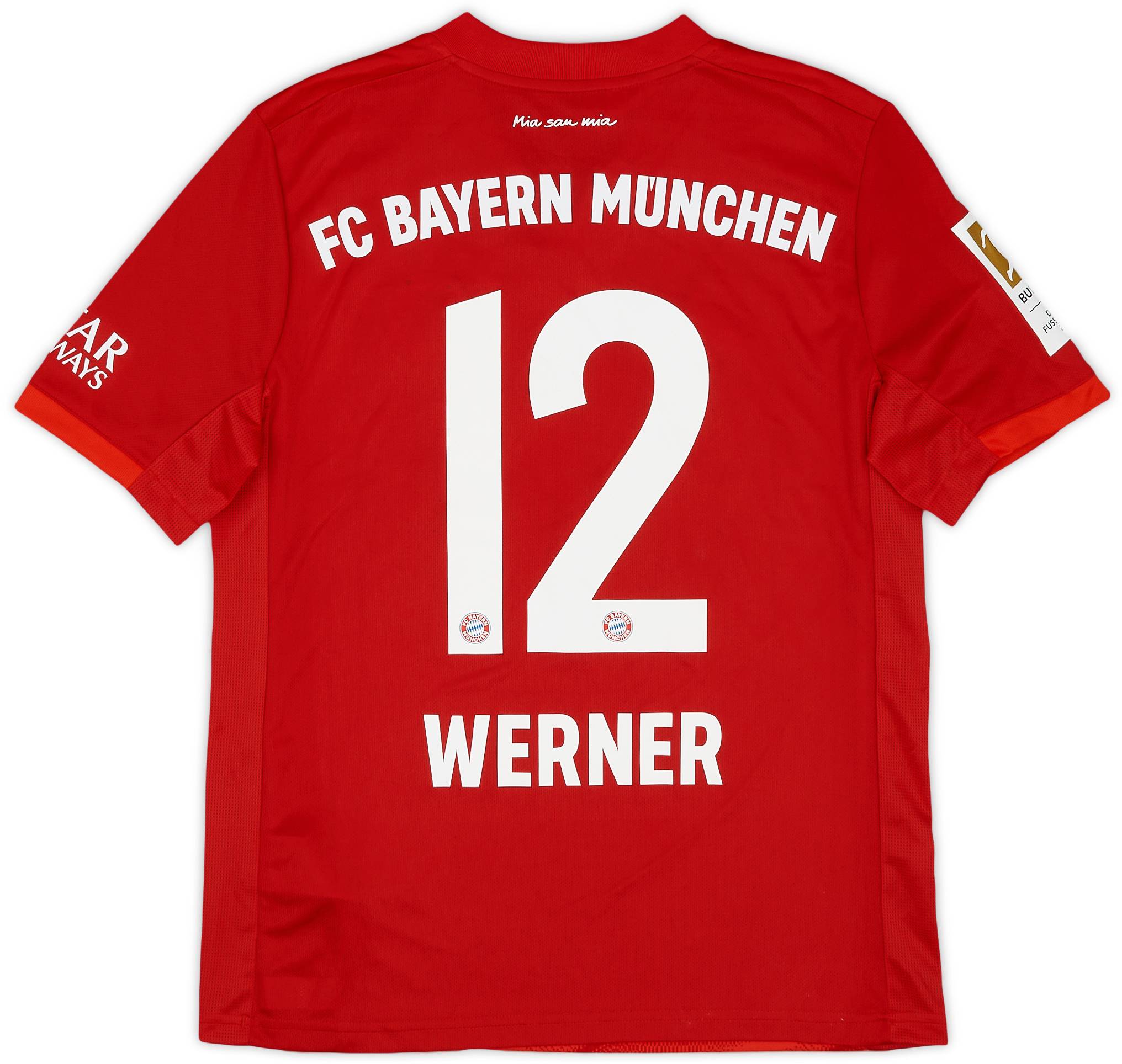 2019-20 Bayern Munich Home Shirt Werner #12 - 9/10 - (L.Boys)