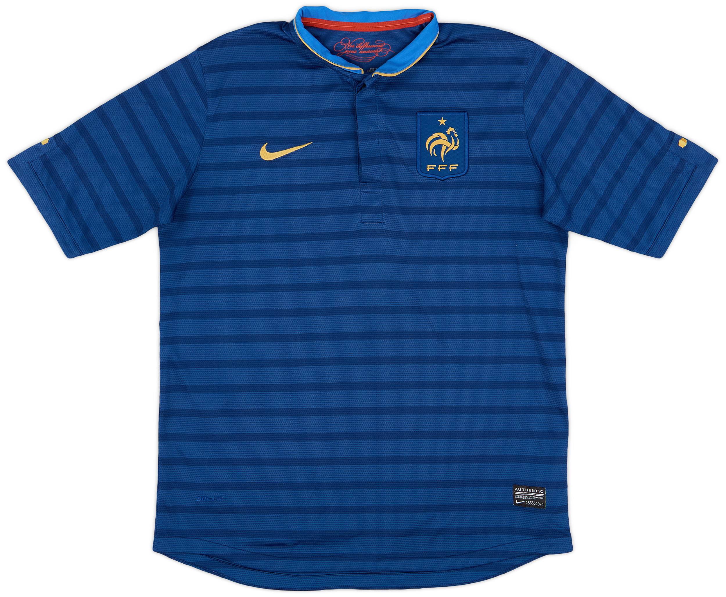 2012-13 France Home Shirt - 8/10 - (XL.Boys)