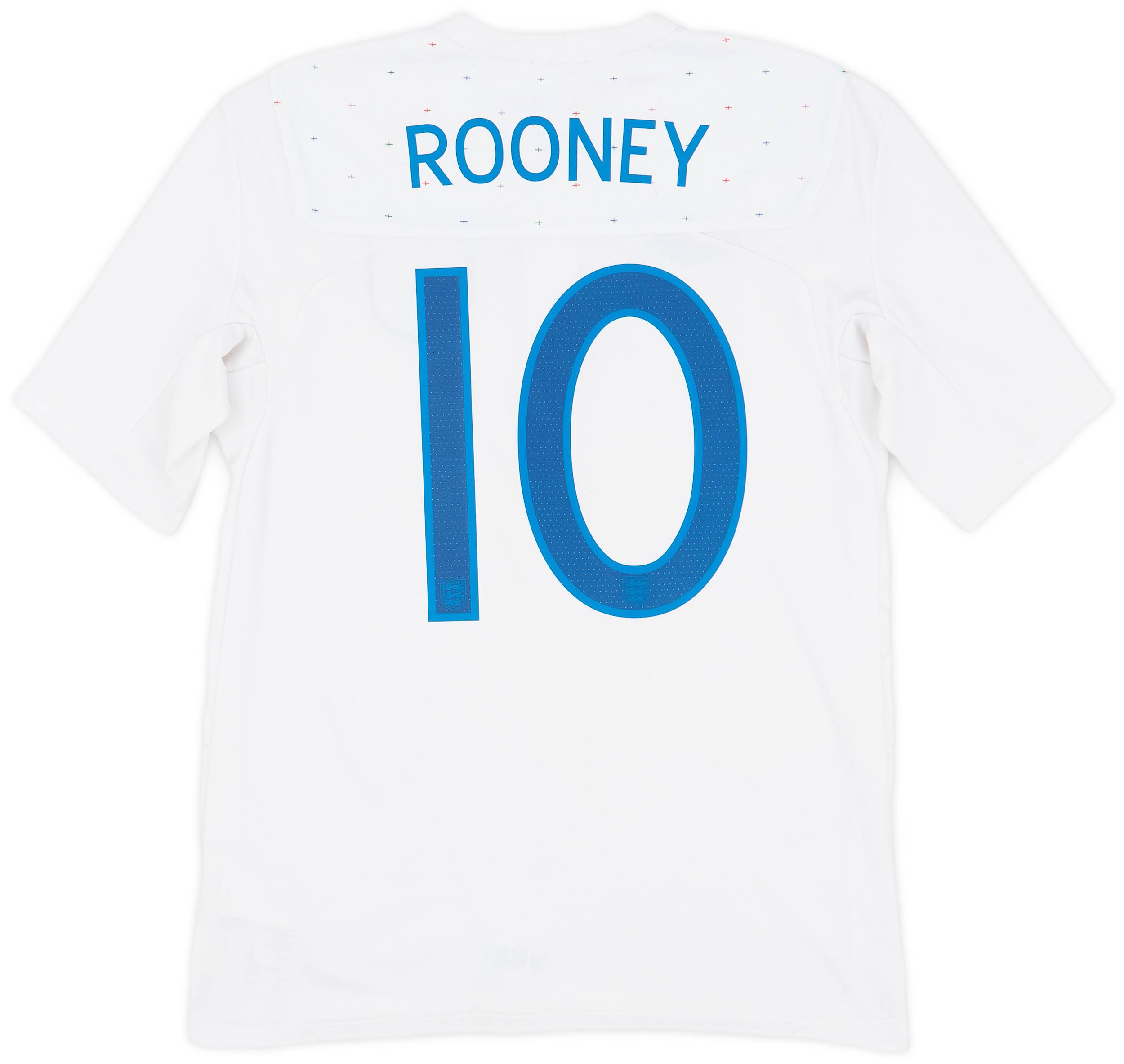 2010-11 England Home Shirt Rooney #10 - 10/10 - (M)