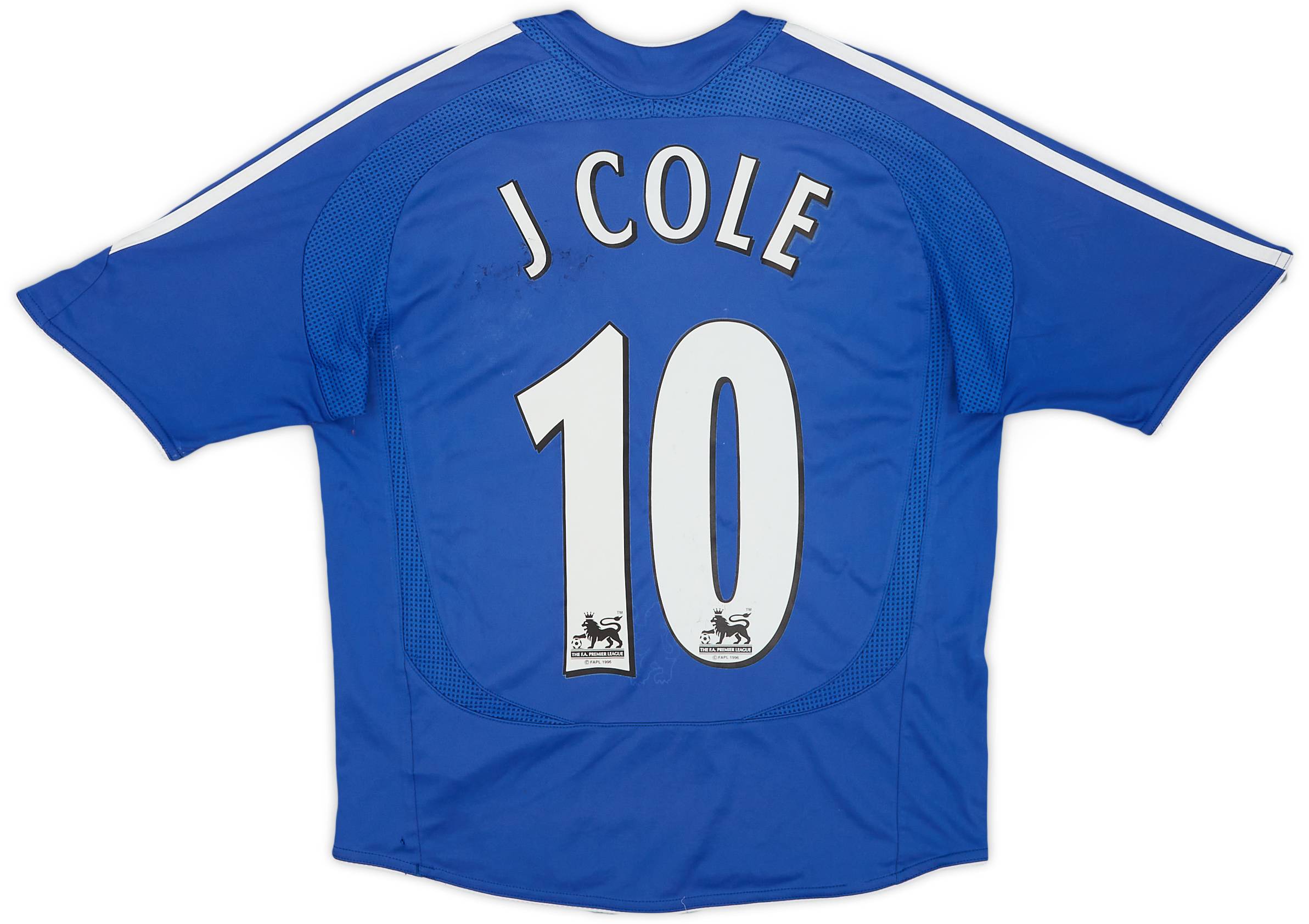 高い品質 2006-08 Chelsea Home Shirt J Cole #10 - 5/10 - (S.Boys) トップス