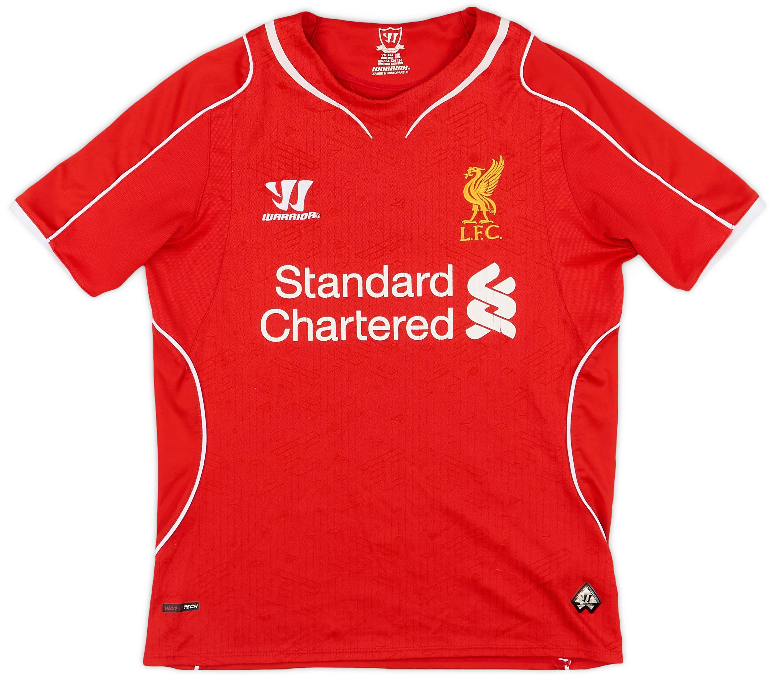 2014-15 Liverpool Home Shirt - 6/10 - (M.Boys)
