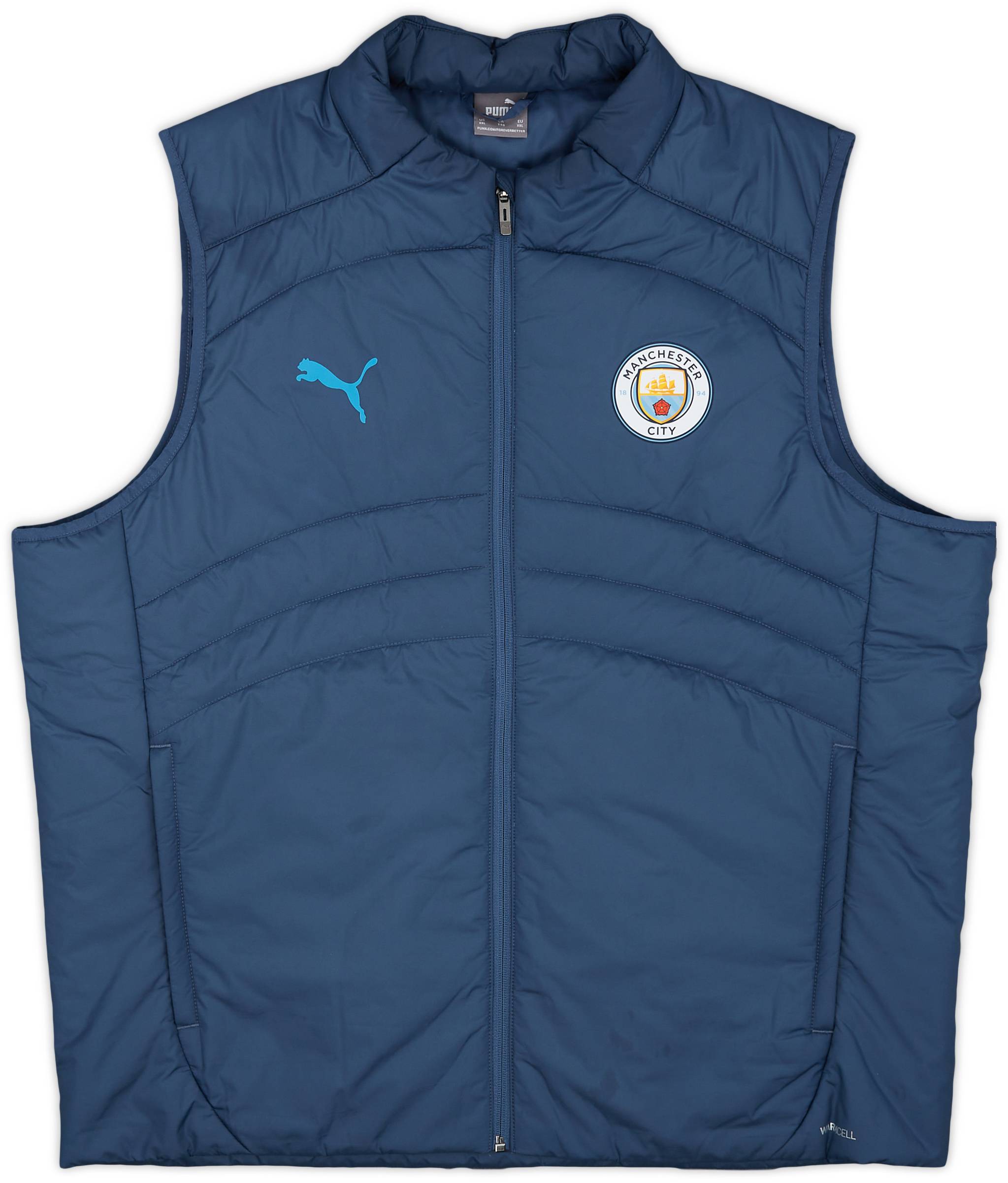 2023-24 Manchester City Puma Padded Gilet Jacket - 8/10 - (XXL)