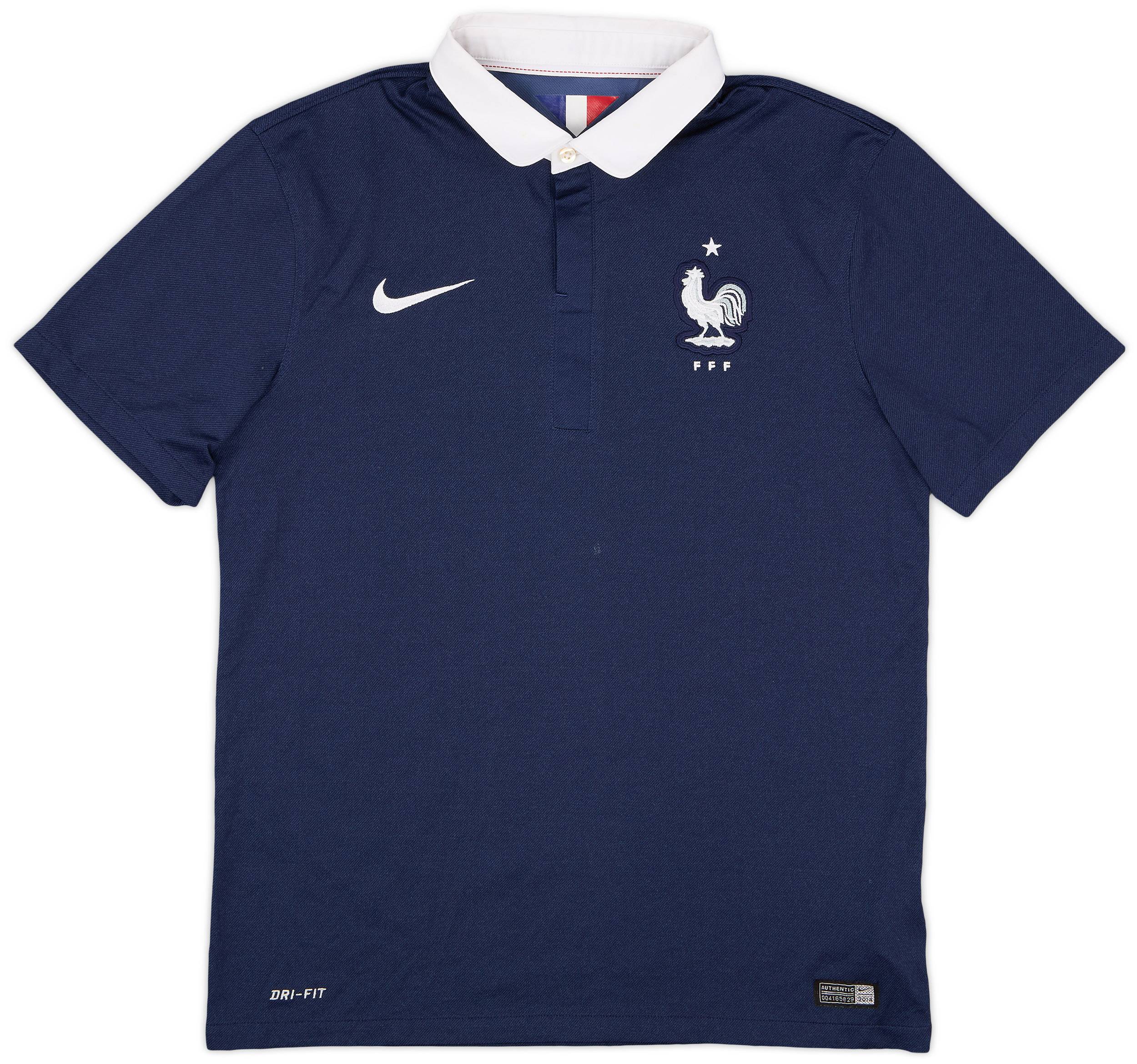 2014-15 France Home Shirt - 8/10 - (M)
