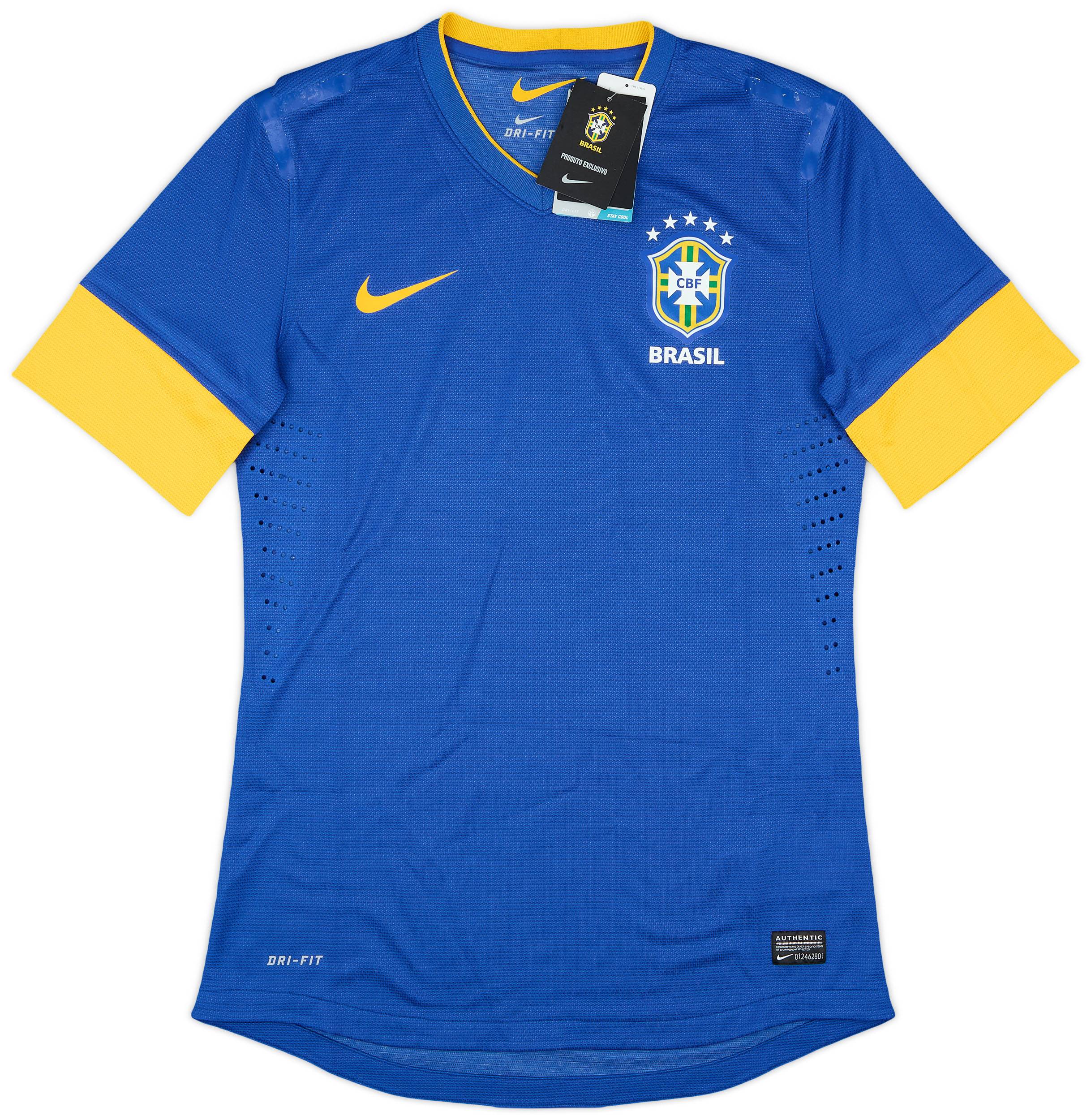 2012-13 Brazil Authentic Away Shirt (M)