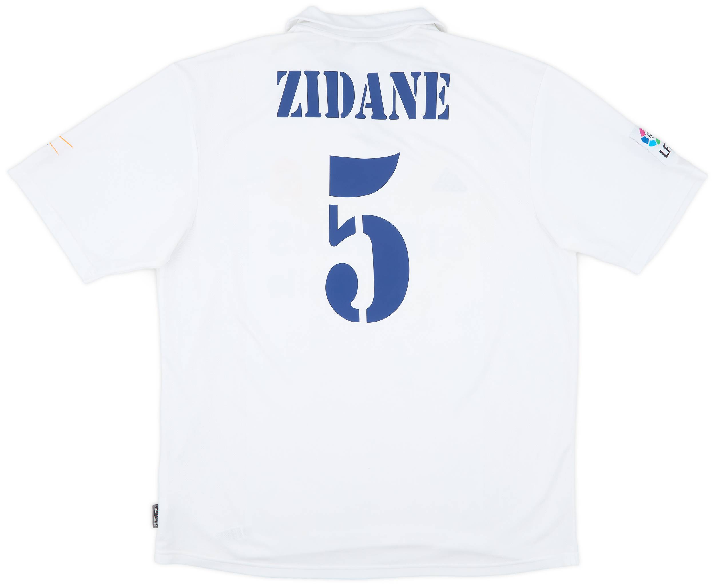 2002-03 Real Madrid Centenary Home Shirt Zidane #5 - 6/10 - (XL)