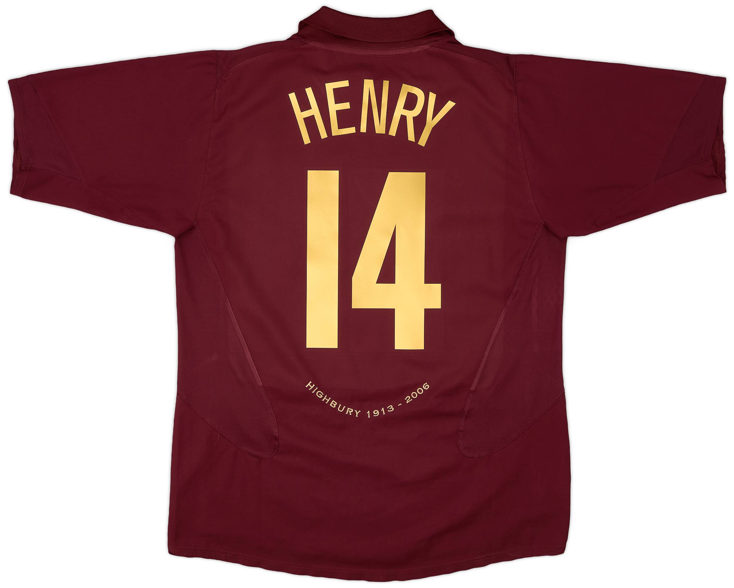 2005-06 Arsenal Home Shirt Henry #14 - 8/10 - (XL)