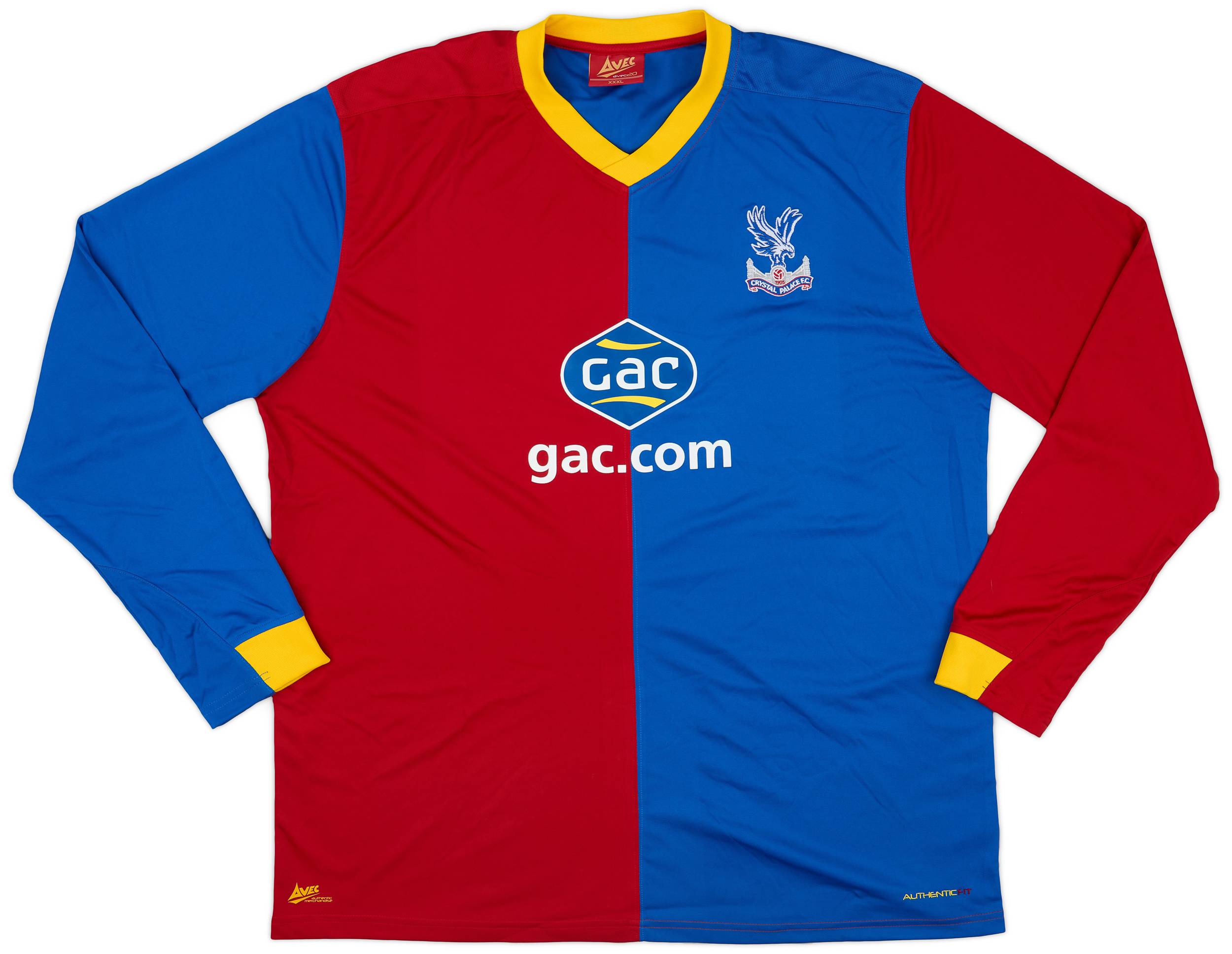 2013-14 Crystal Palace Home L/S Shirt - 8/10 - (3XL)
