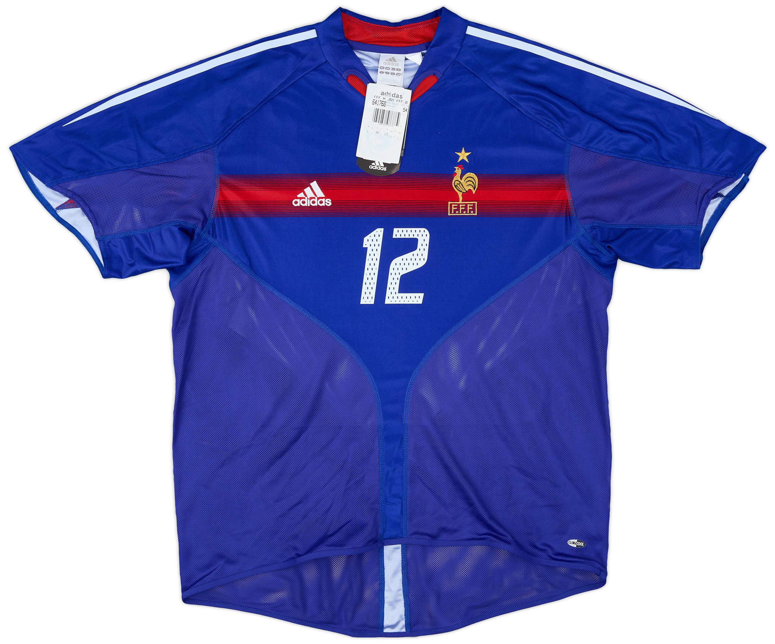 2004-06 France Home Shirt Henry #12 (L)