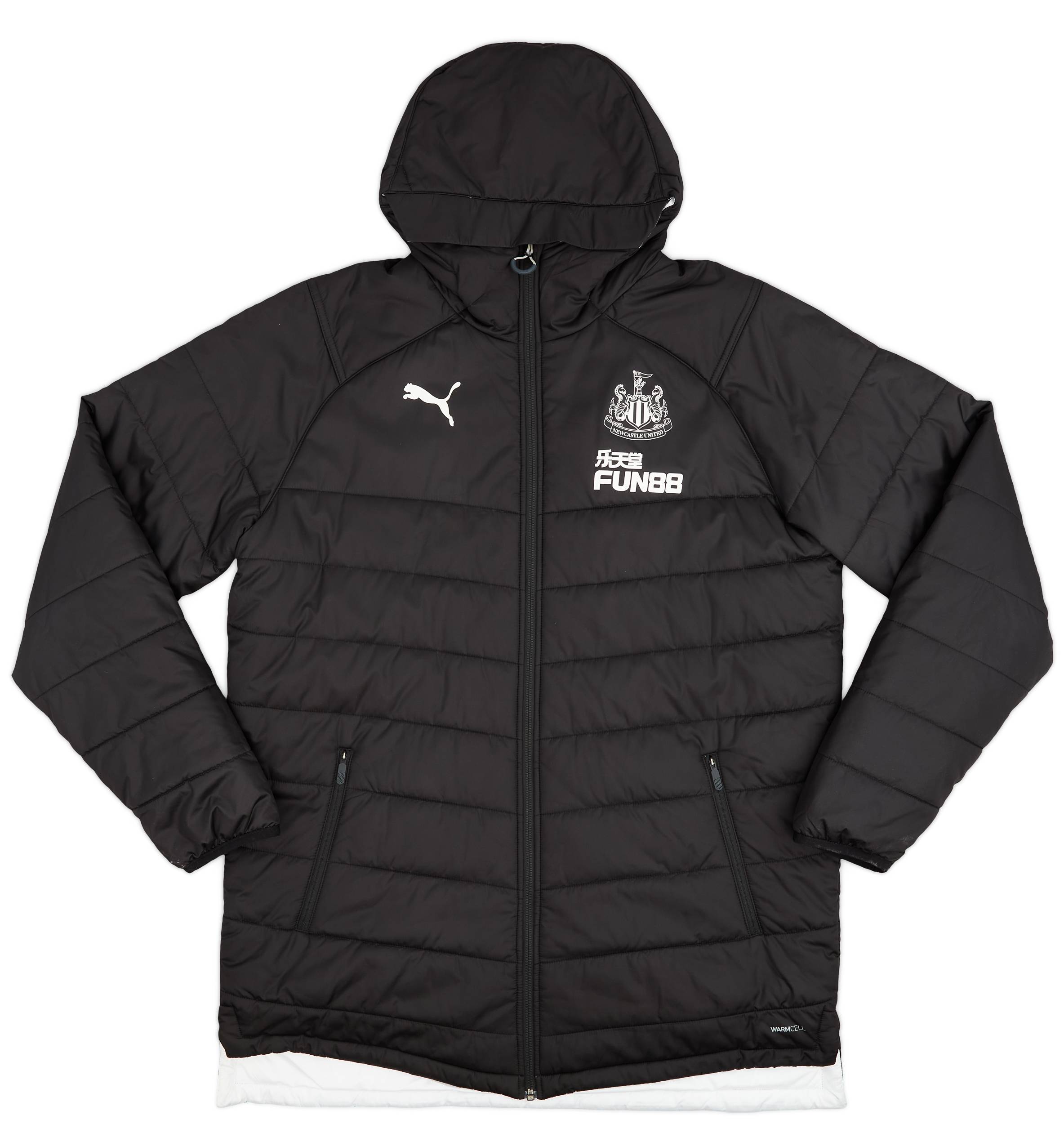 2019 20 Newcastle Player Issue Reversible Padded Jacket 5 10