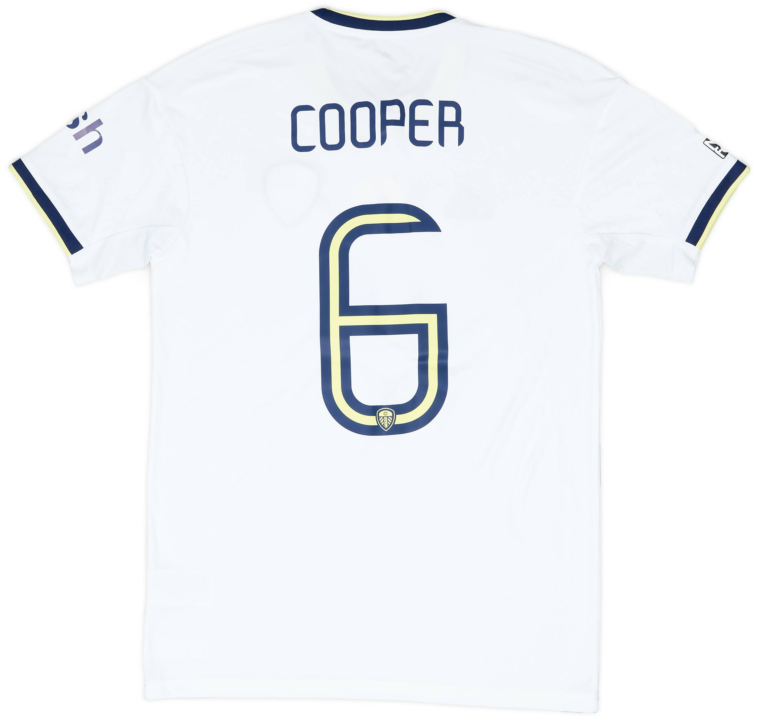 2022-23 Leeds Match Issue Carabao Cup Home Shirt Cooper #6