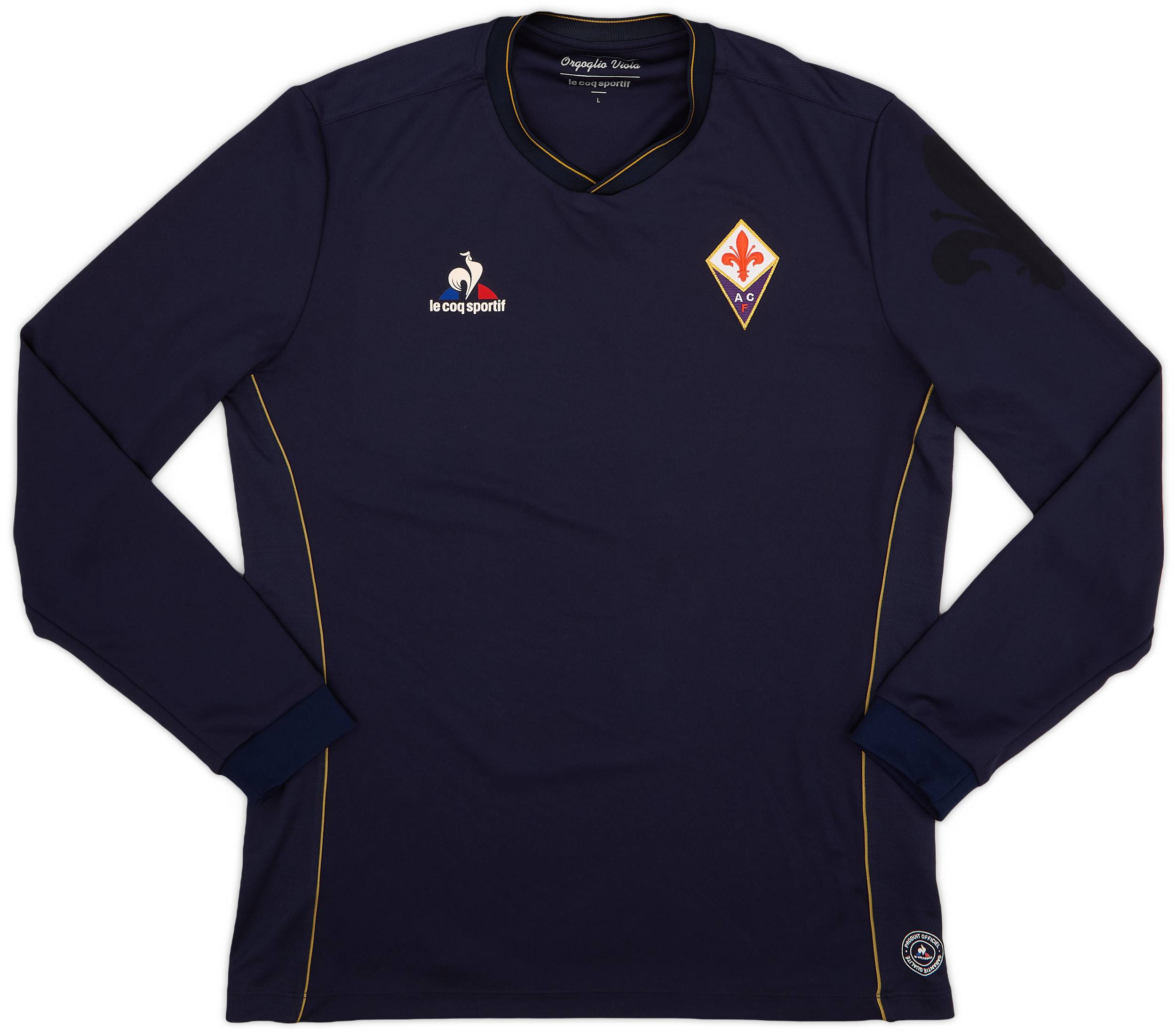 2016 17 Fiorentina Le Coq Sportif Training L S Shirt 8 10 L