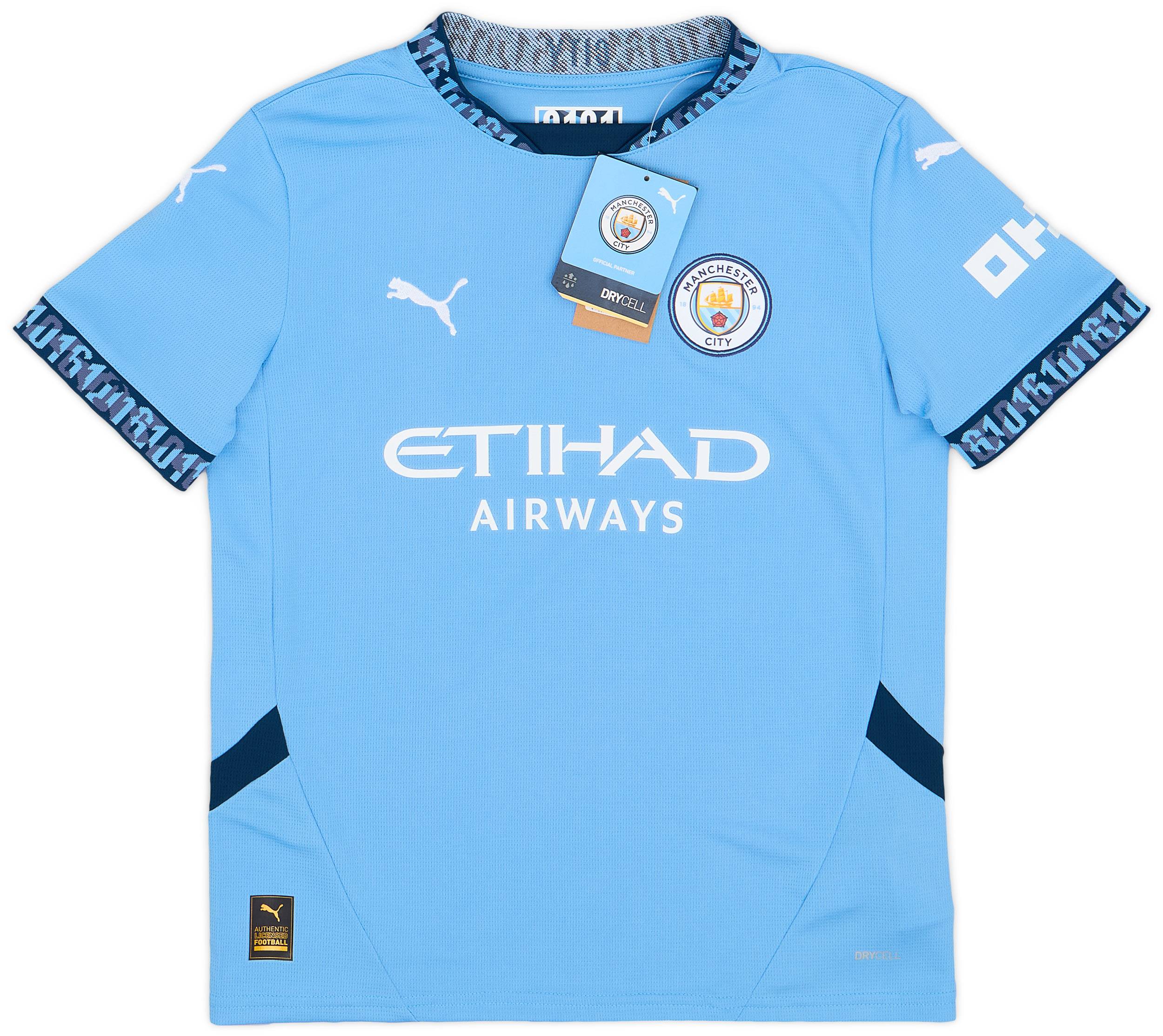 2024-25 Manchester City Home Shirt (KIDS)