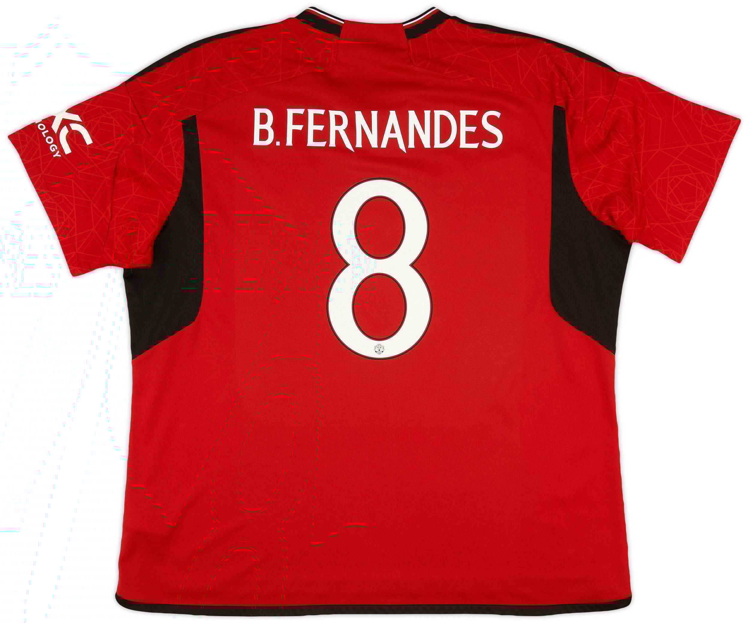 2023-24 Manchester United Home Shirt B.Fernandes #8 - 9/10 - (3XL)
