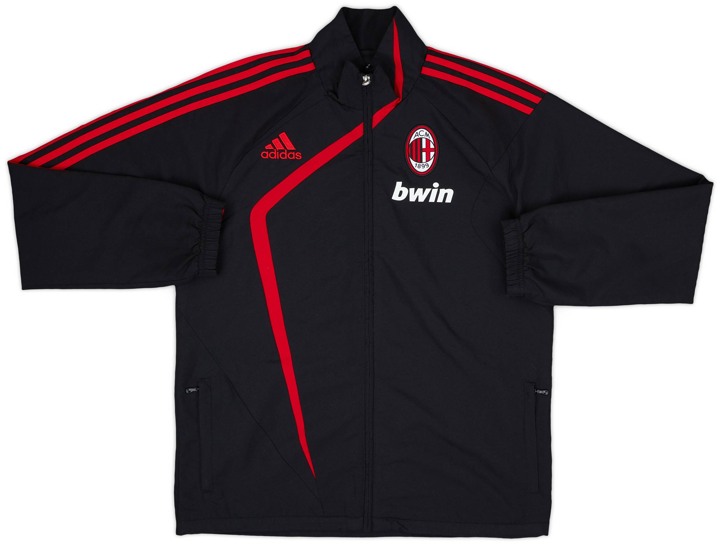 2009-10 AC Milan adidas Track Jacket - 9/10 - (S)