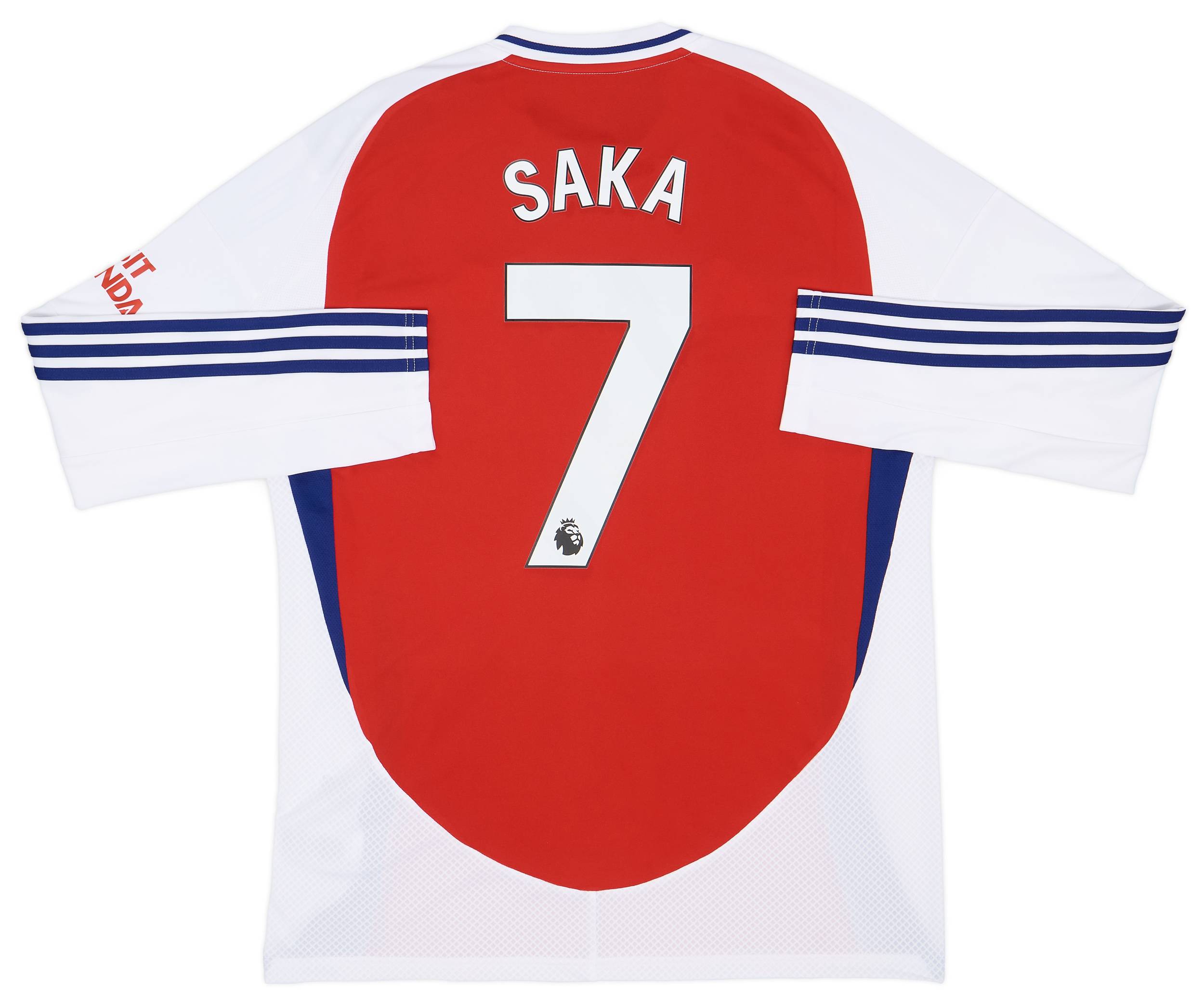 2526アーセナル SAKA 7番 ジャージ L 2025-26 Arsenal Authentic Home L/S Shirt Saka #7