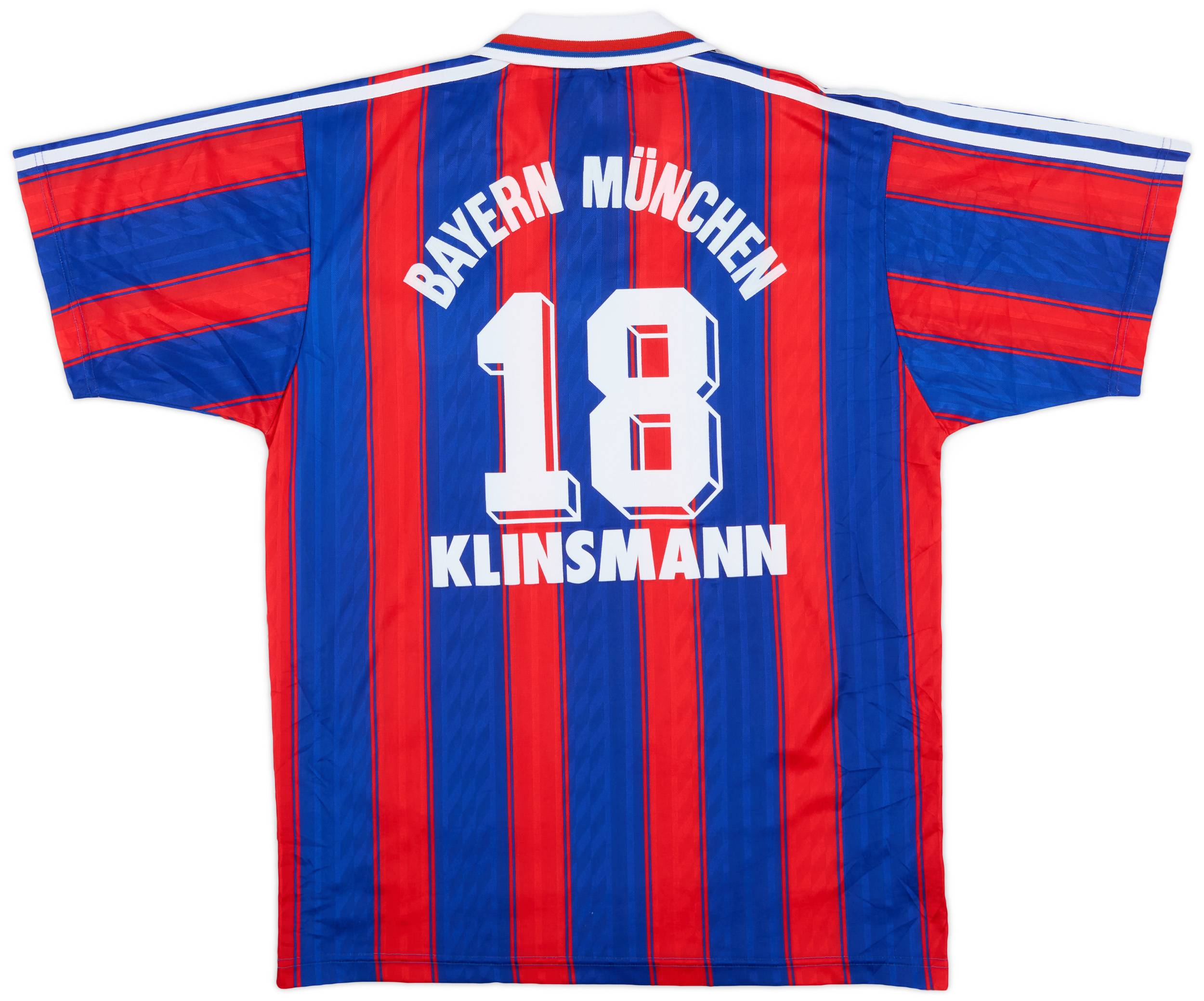 1995-97 Bayern Munich Home Shirt Klinsmann #18 - 5/10 - (M)