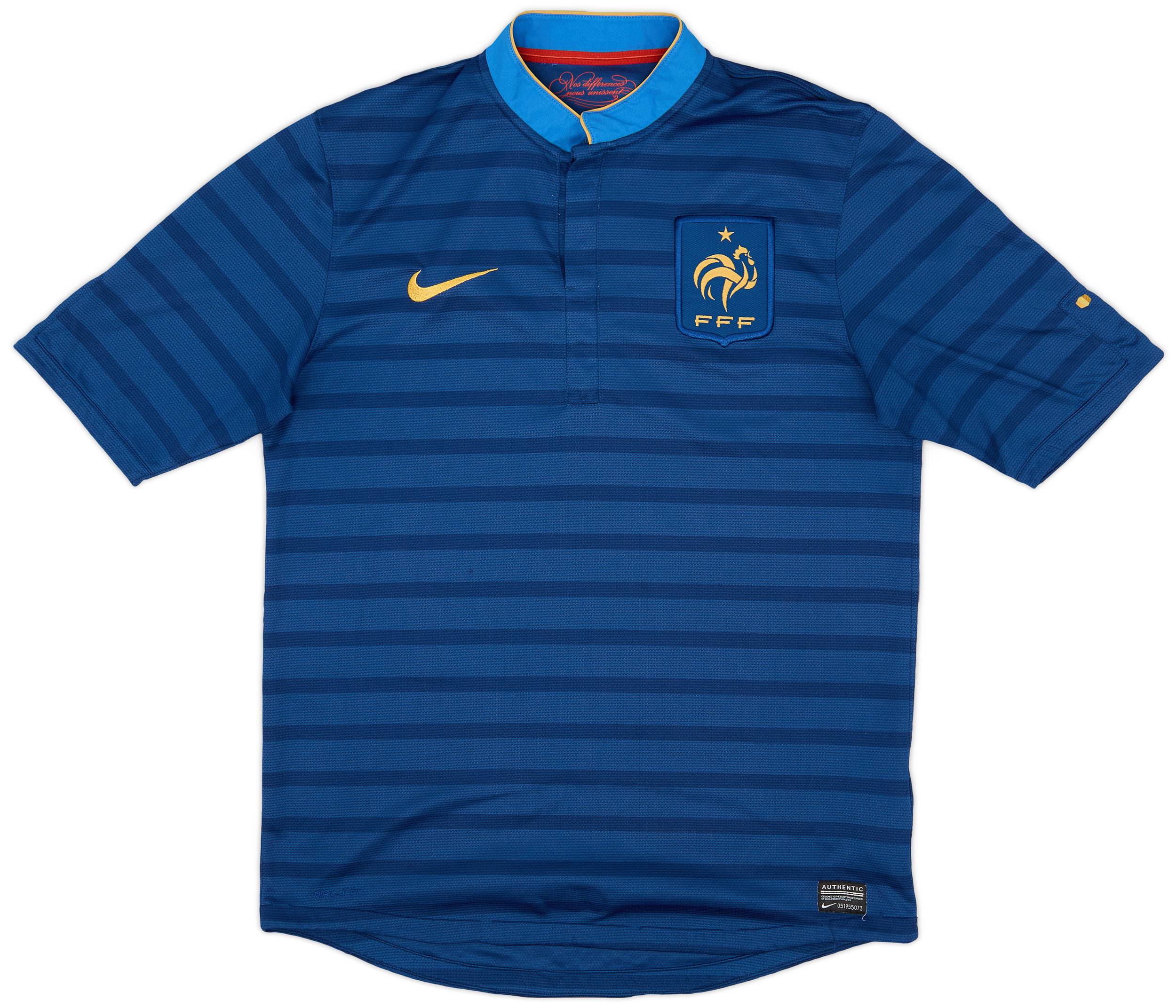 2012-13 France Home Shirt - 9/10 - (M)