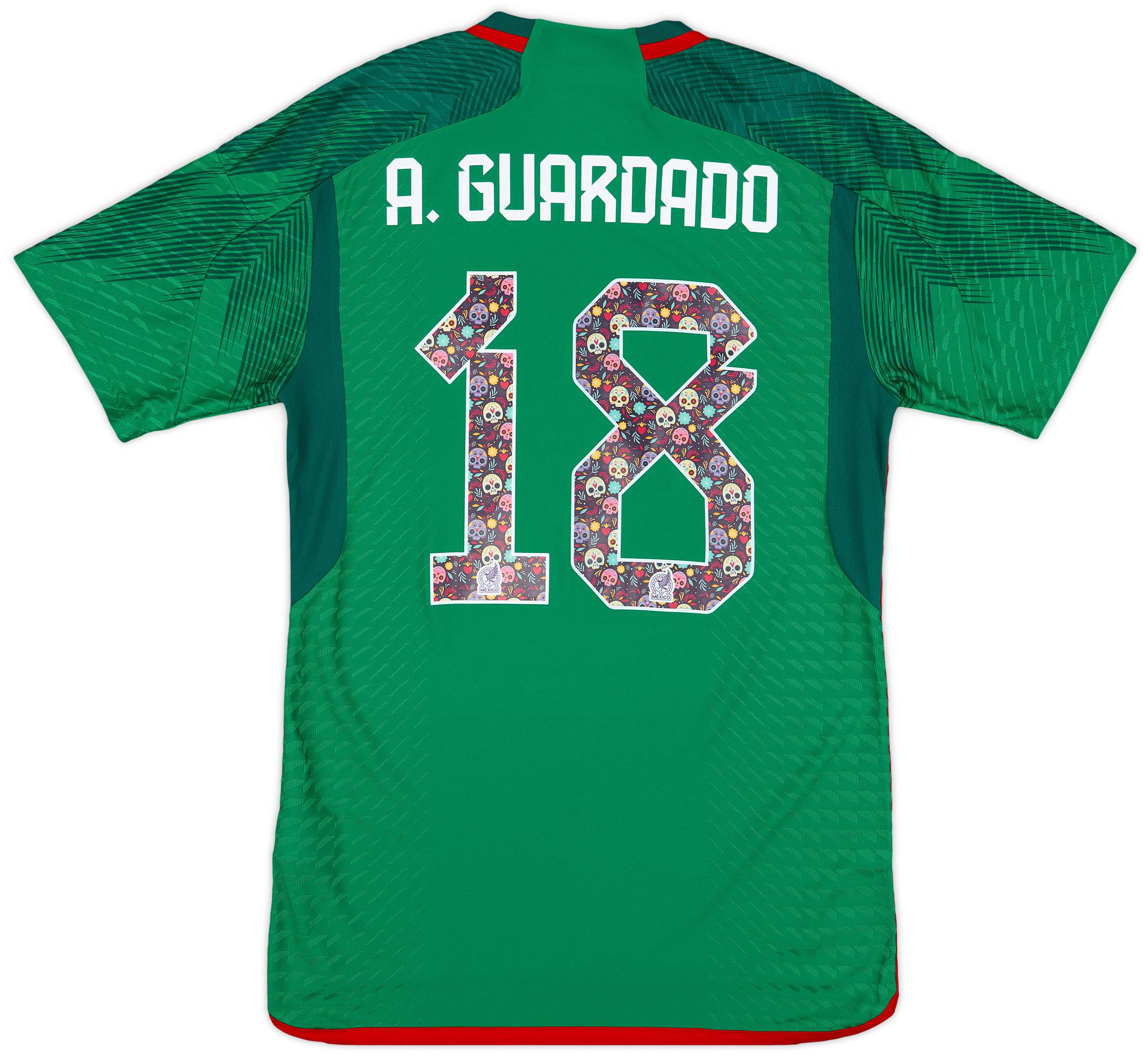 2022-23 Mexico Special Edition Authentic Home Shirt A.Guardado #18