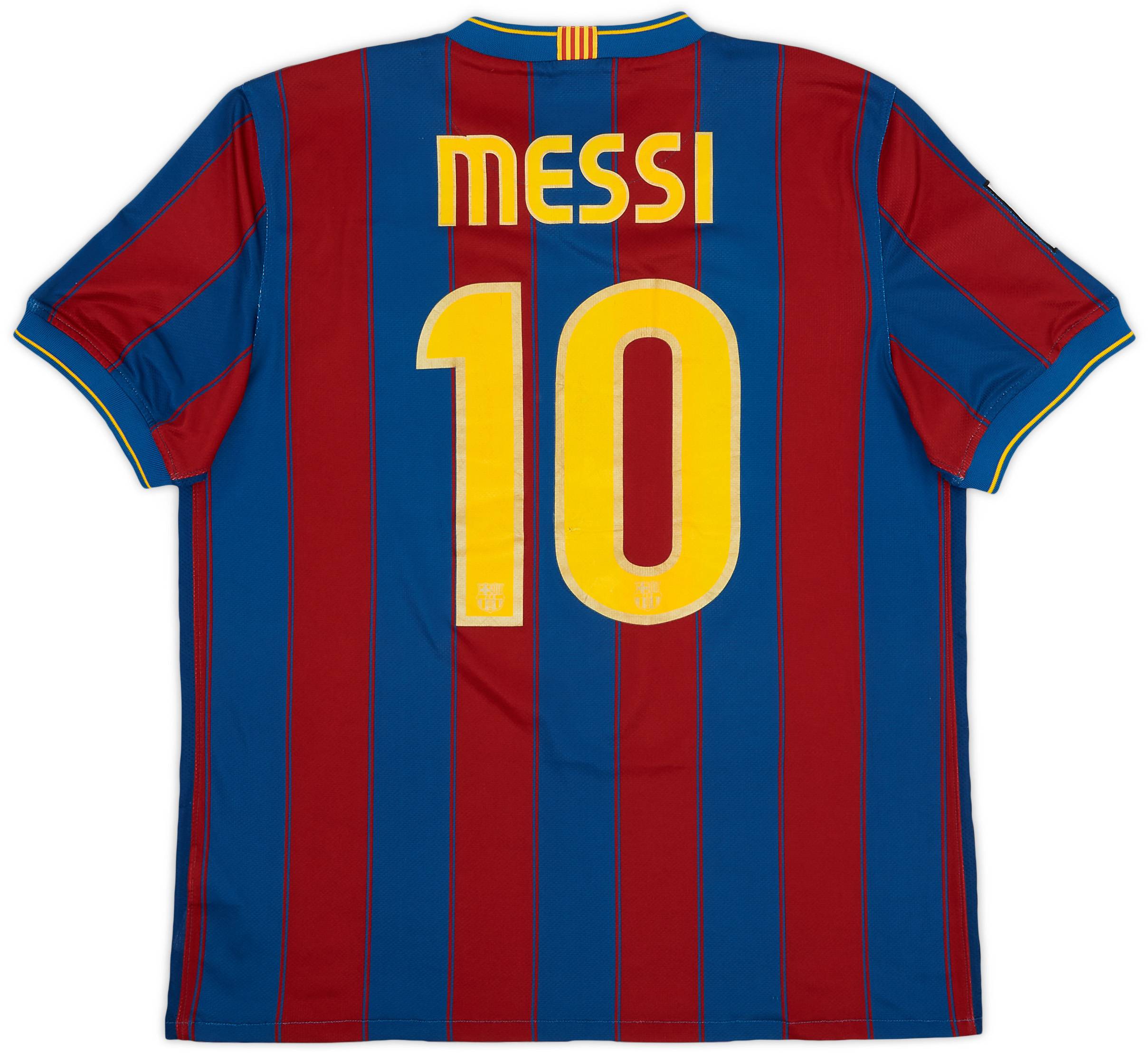 2009-10 Barcelona Home Shirt Messi #10 - 7/10 - (L)