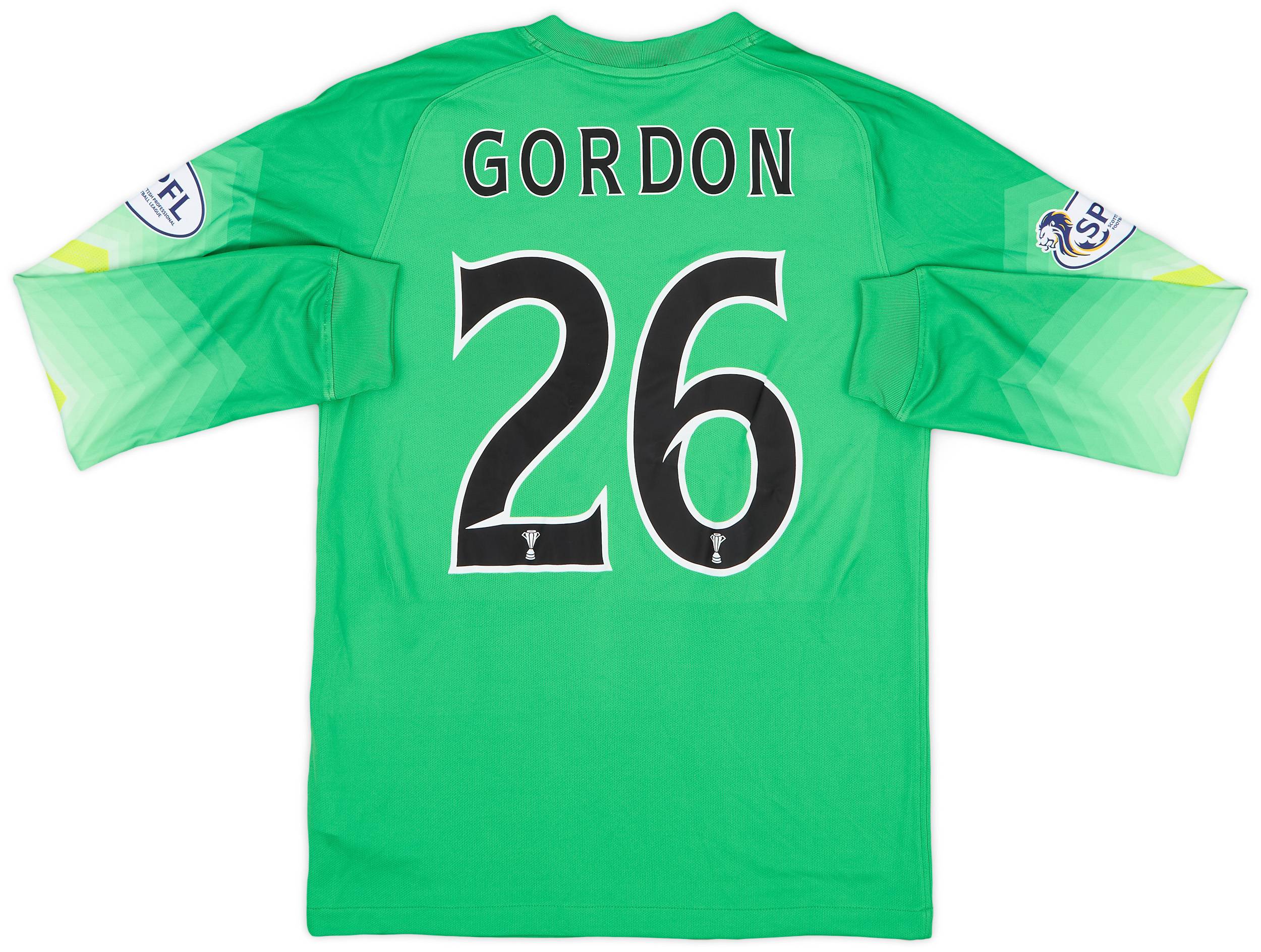 2014-15 Celtic GK Shirt Gordon #26 - 9/10 - (L.Boys)