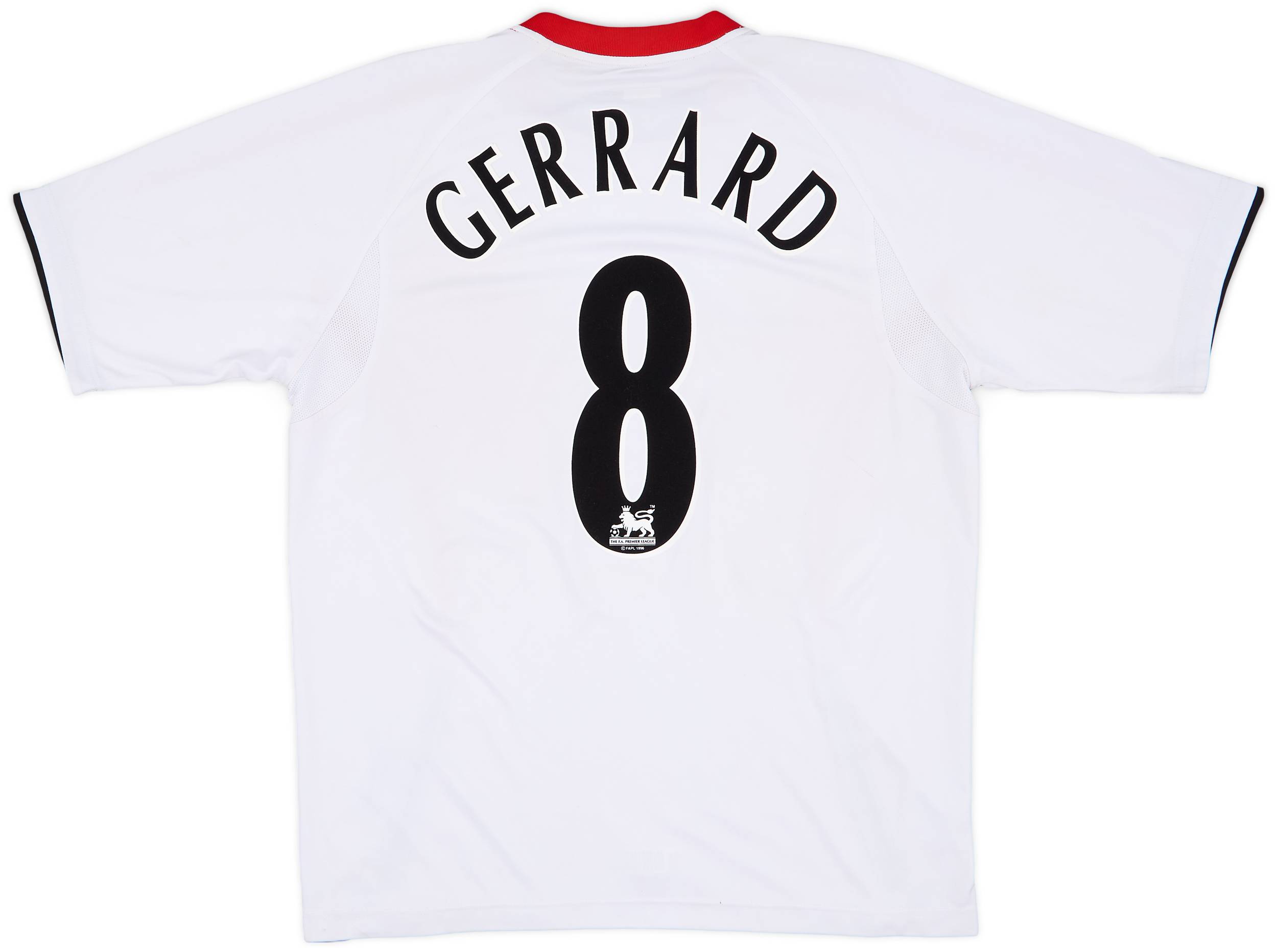 2005-06 Liverpool Away Shirt Gerrard #8 - 5/10 - (L)