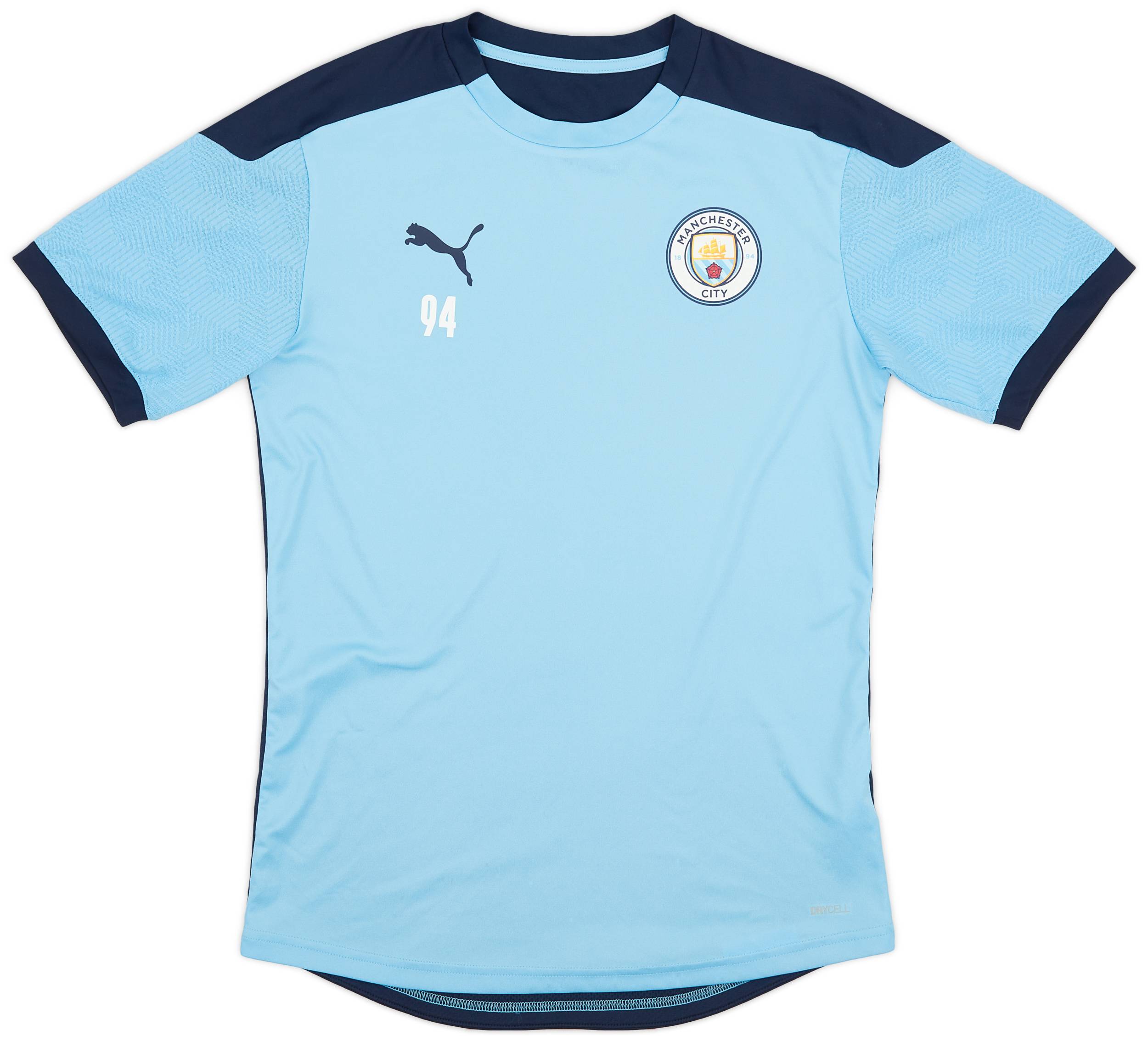 2019-20 Manchester City Player Issue Puma Training Shirt #94 - 9/10 - (S)