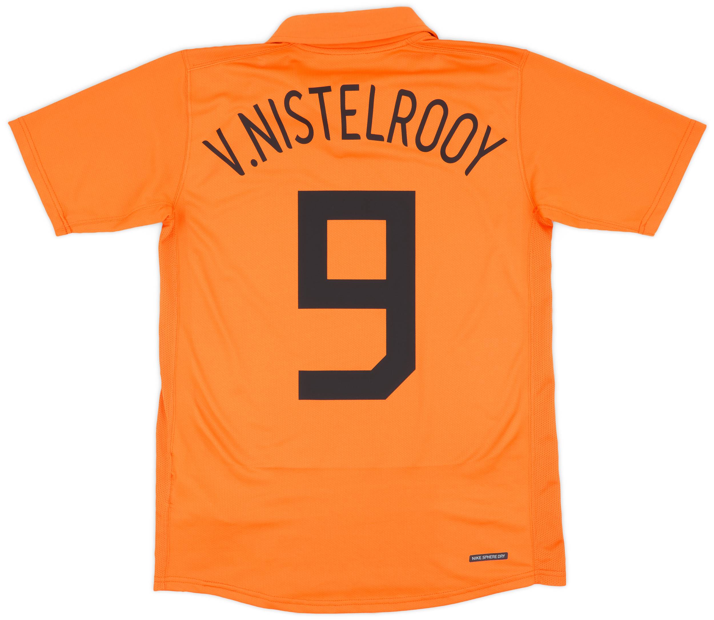 2006-08 Netherlands Home Shirt V.Nistelrooy #9 - 8/10 - (XL.Boys)